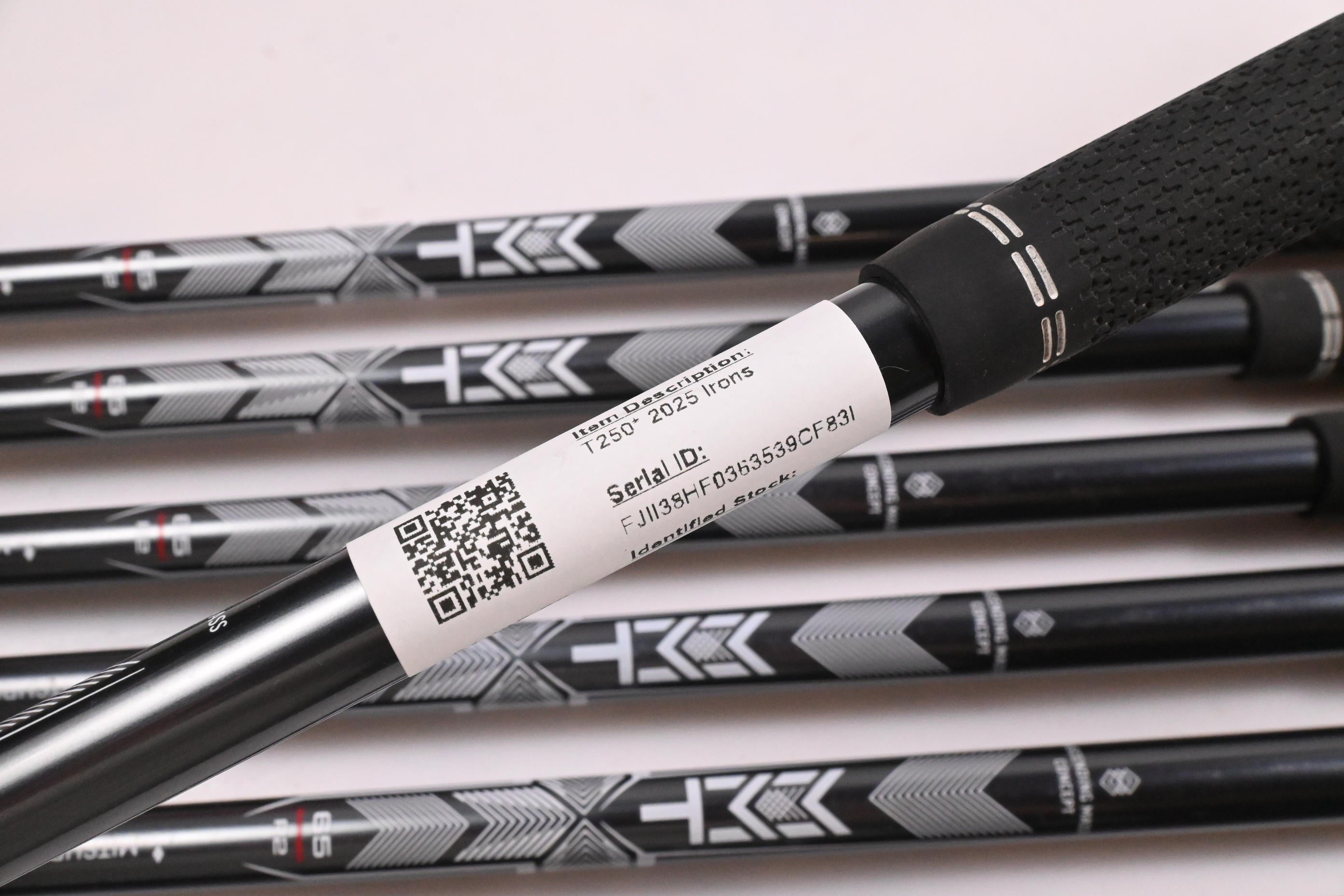 Titleist T250* 2025 Irons / 5-PW+52° / Senior Flex MMT AMC Red 65 Shafts