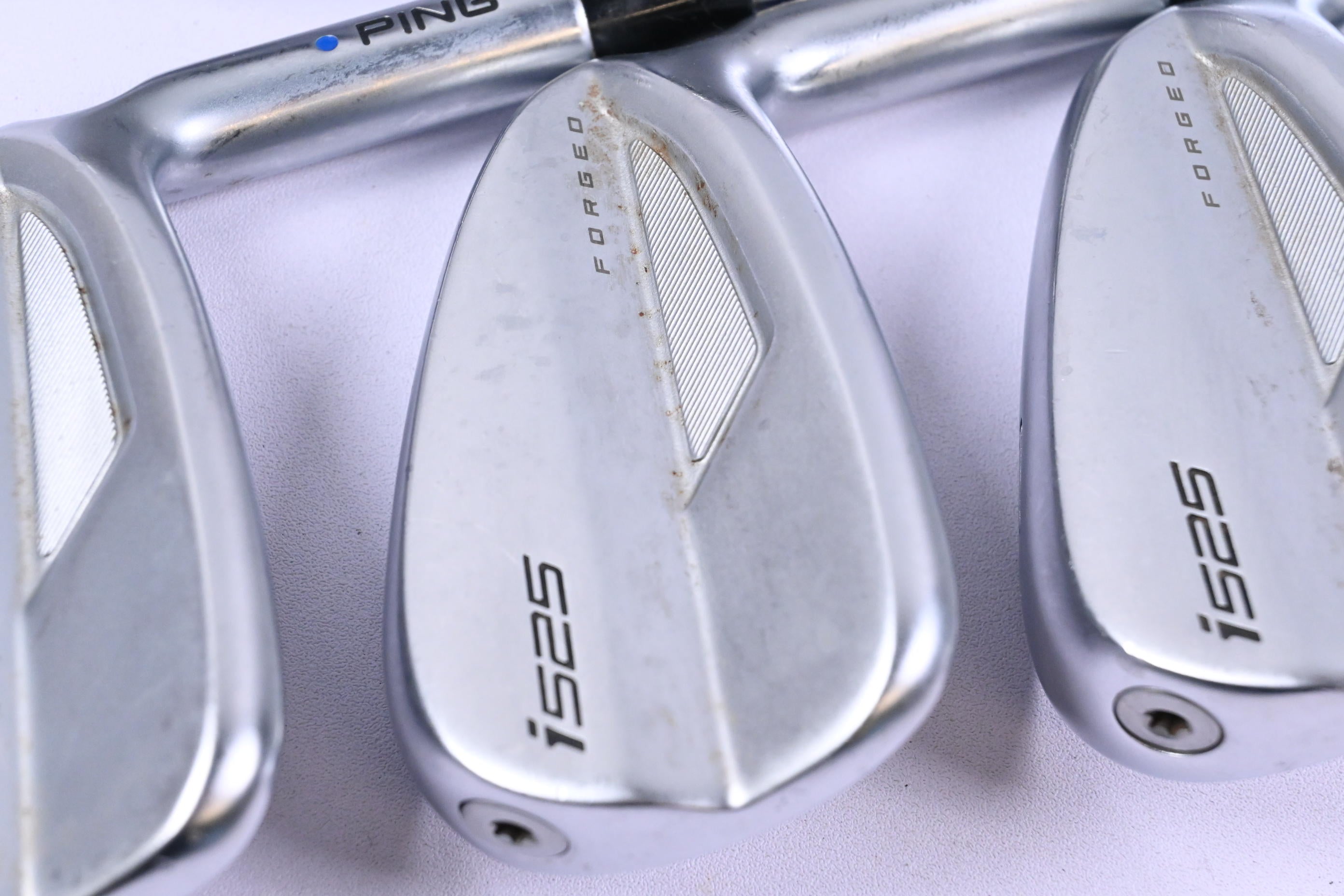 Ping i525 Irons / 6-PW / Blue Dot / Regular Flex Ping AWT 2.0 Shafts