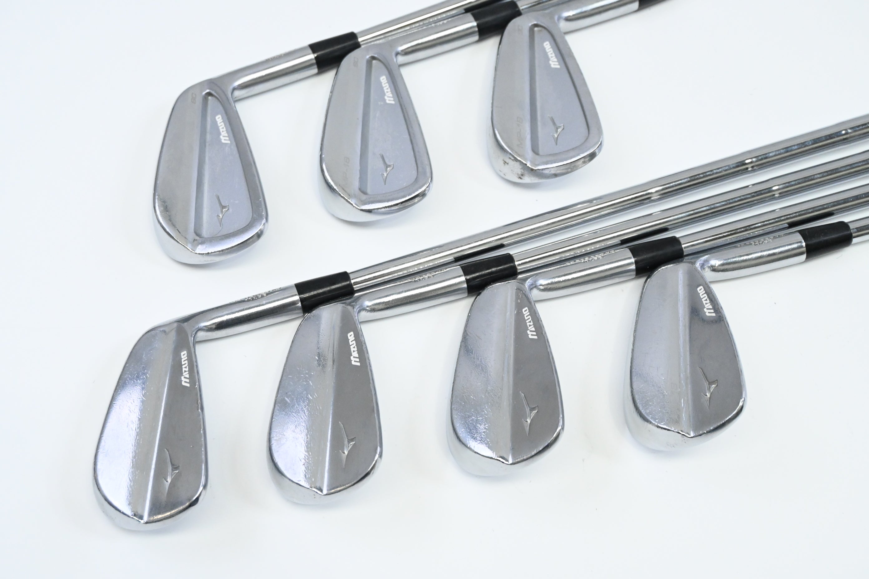 Mizuno MP-18 SC/MB Combo Irons / 4-PW / Stiff Flex Dynamic Gold Shafts