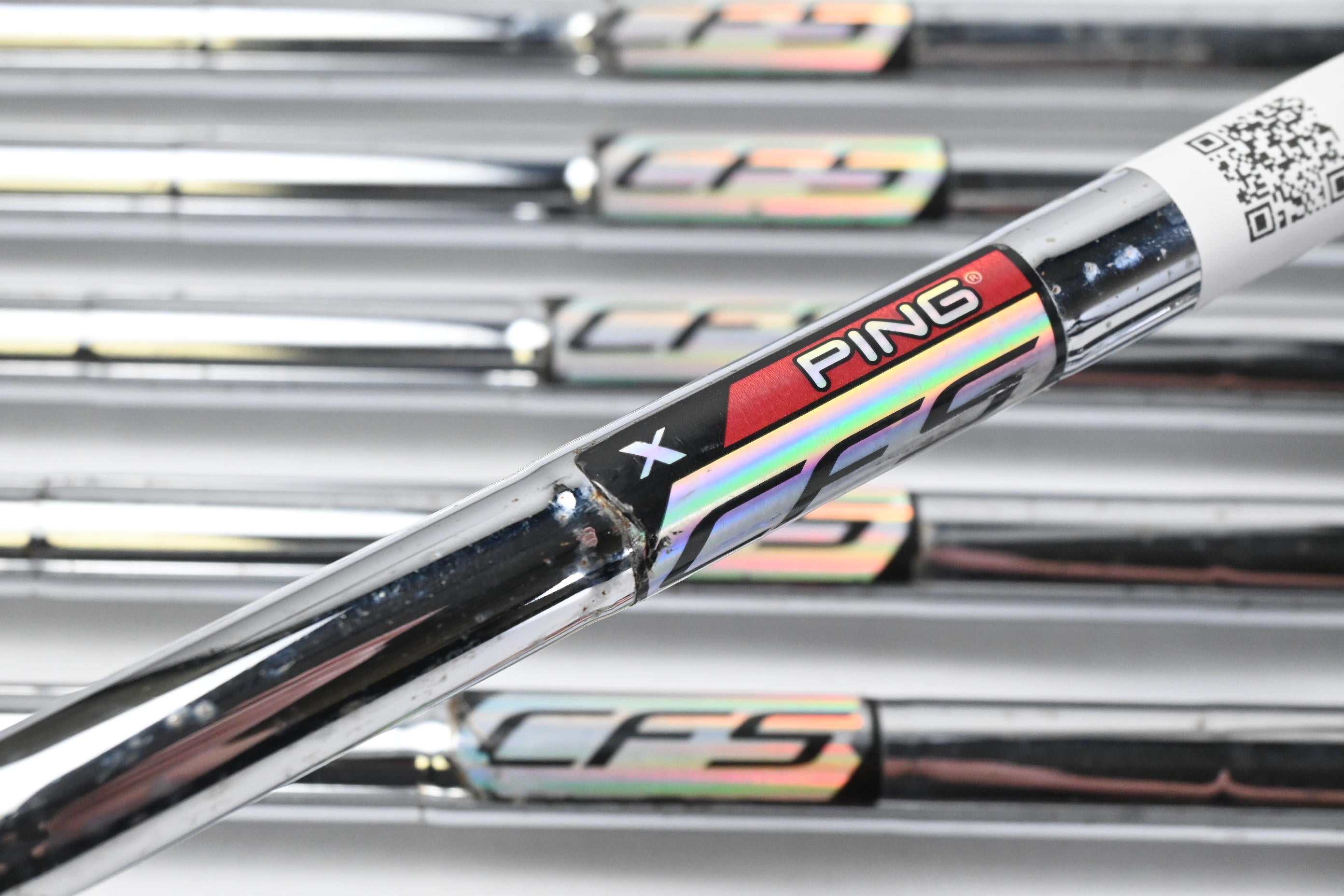 Ping i20 Irons / 4-PW / Black Dot / X-Flex Ping CFS Steel Shafts