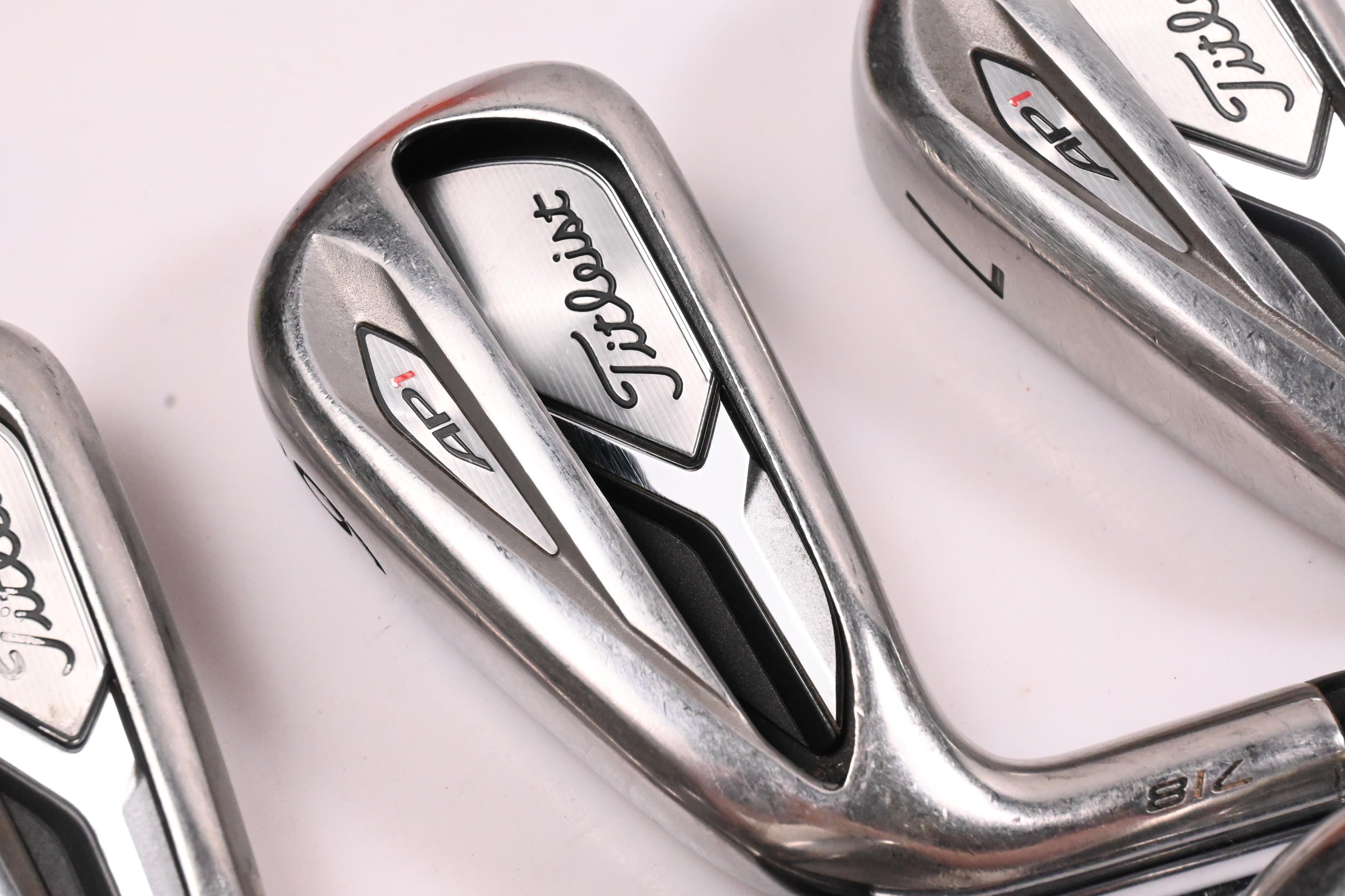 Left Hand Titleist 718 AP1 Irons / 5-PW+48° / Regular Flex AMT Red R300