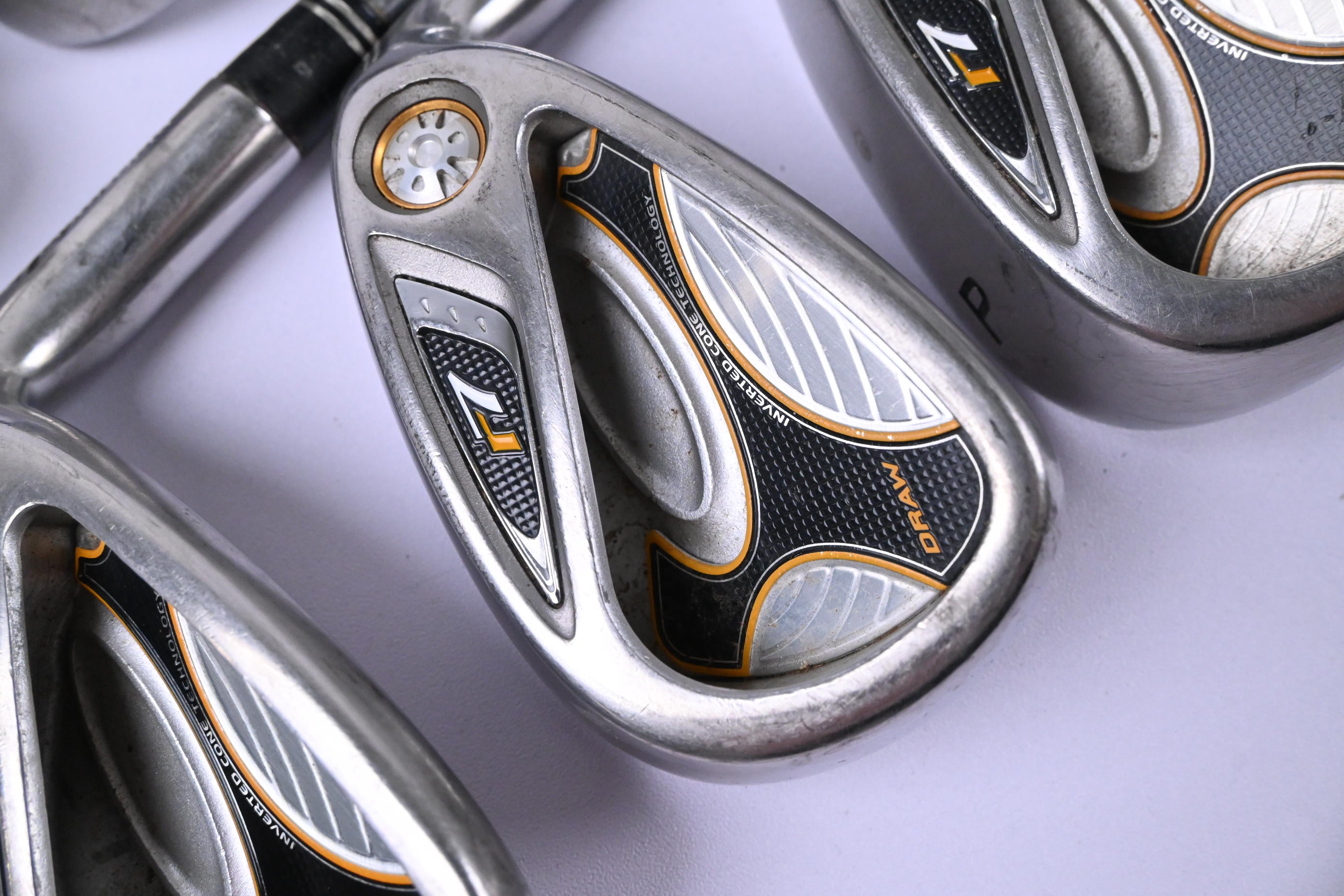 Taylormade R7 Draw Irons / 4-PW+SW / Stiff Flex T-Step Ultralite Shafts