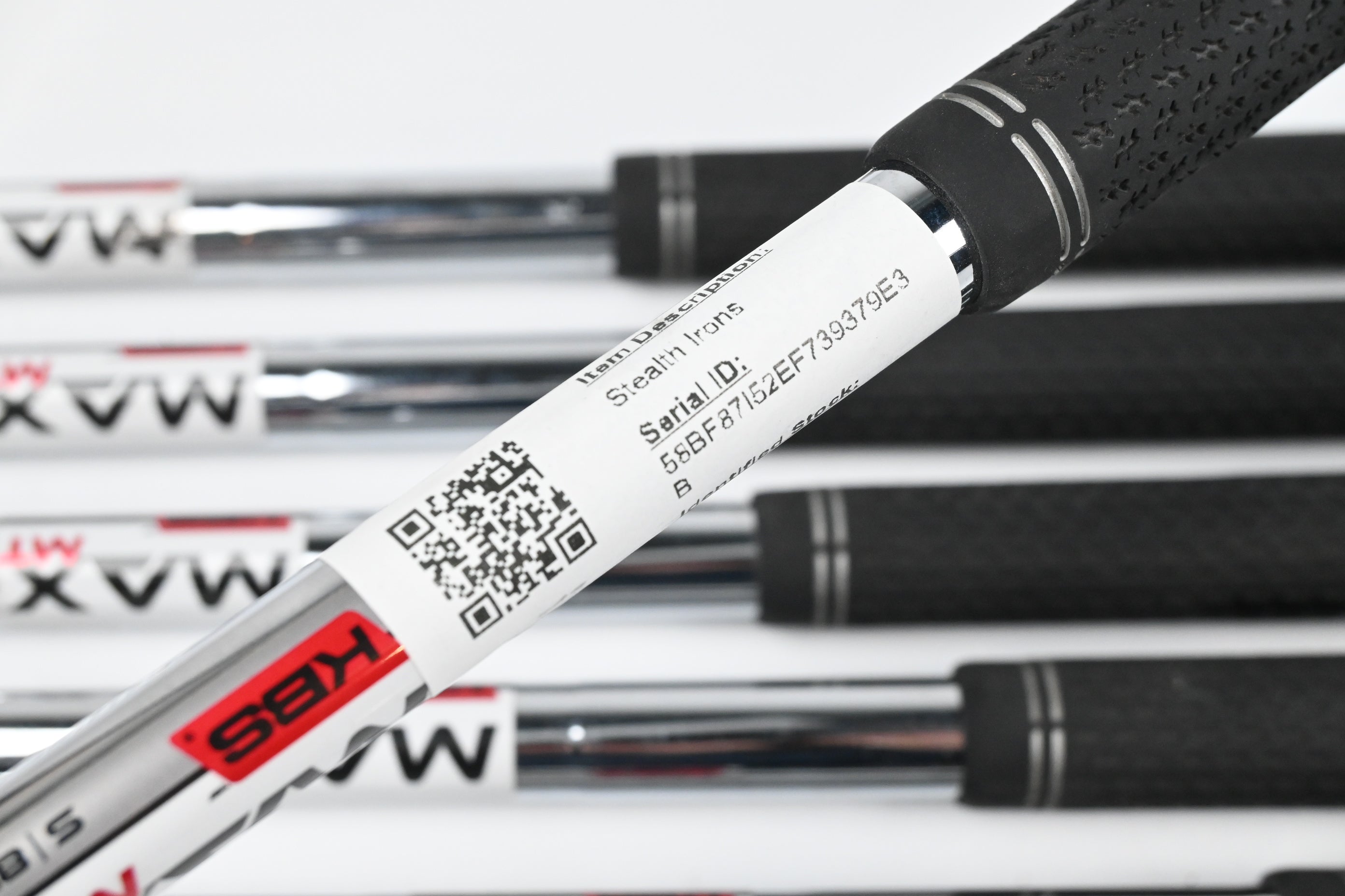 Taylormade Stealth Irons / 5-PW / Stiff Flex KBS MAX MT 85 Shafts