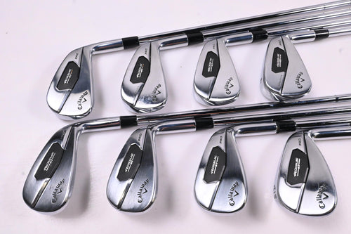 Callaway Rogue ST Pro Irons / 4-PW+GW / Stiff Flex Elevate MPH 95 Shafts