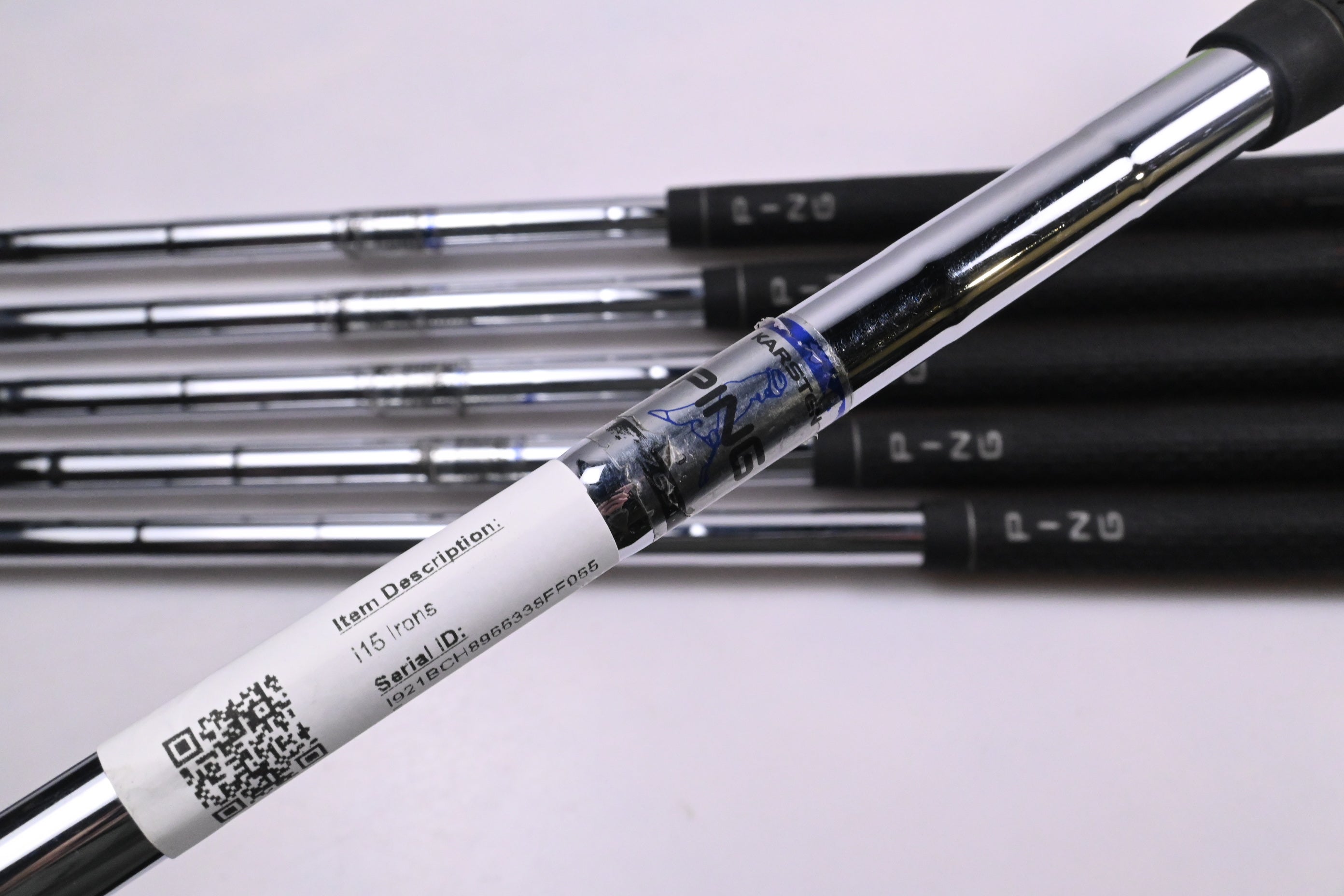 Ping i15 Irons / 5-PW / Blue Dot / Stiff Flex Ping Z-Z65 Shafts