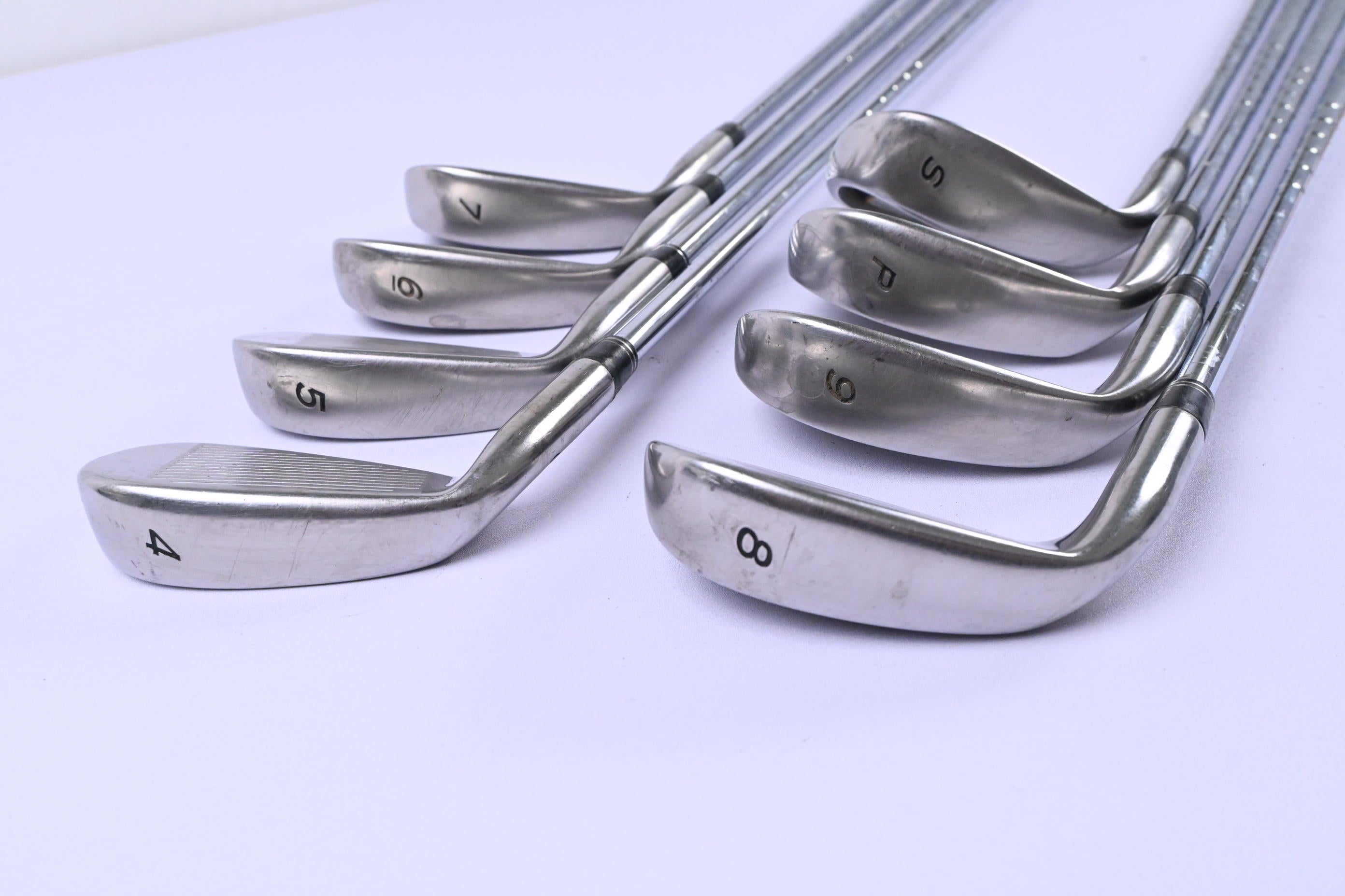 Taylormade R7 Draw Irons / 4-PW+SW / Stiff Flex T-Step Ultralite Shafts