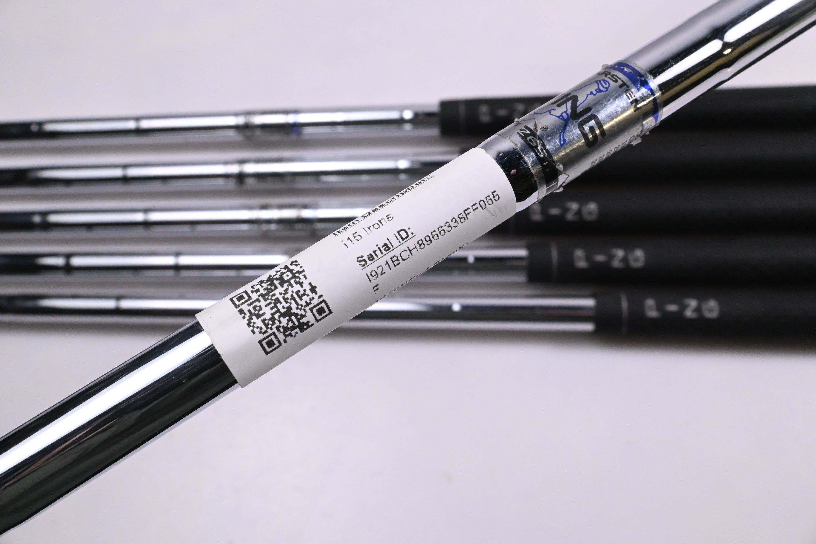 Ping i15 Irons / 5-PW / Blue Dot / Stiff Flex Ping Z-Z65 Shafts