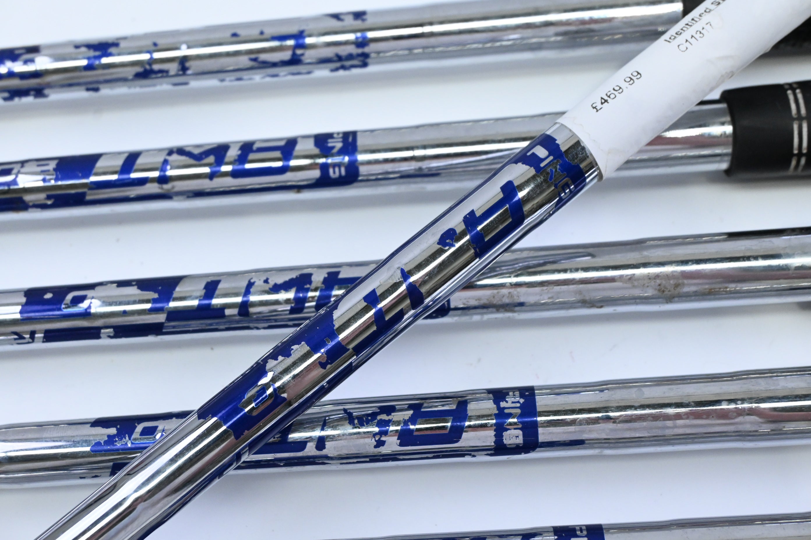 Ping G410 Irons / 5-PW+SW / Green Dot / Regular Flex Ping AWT 2.0 Shafts