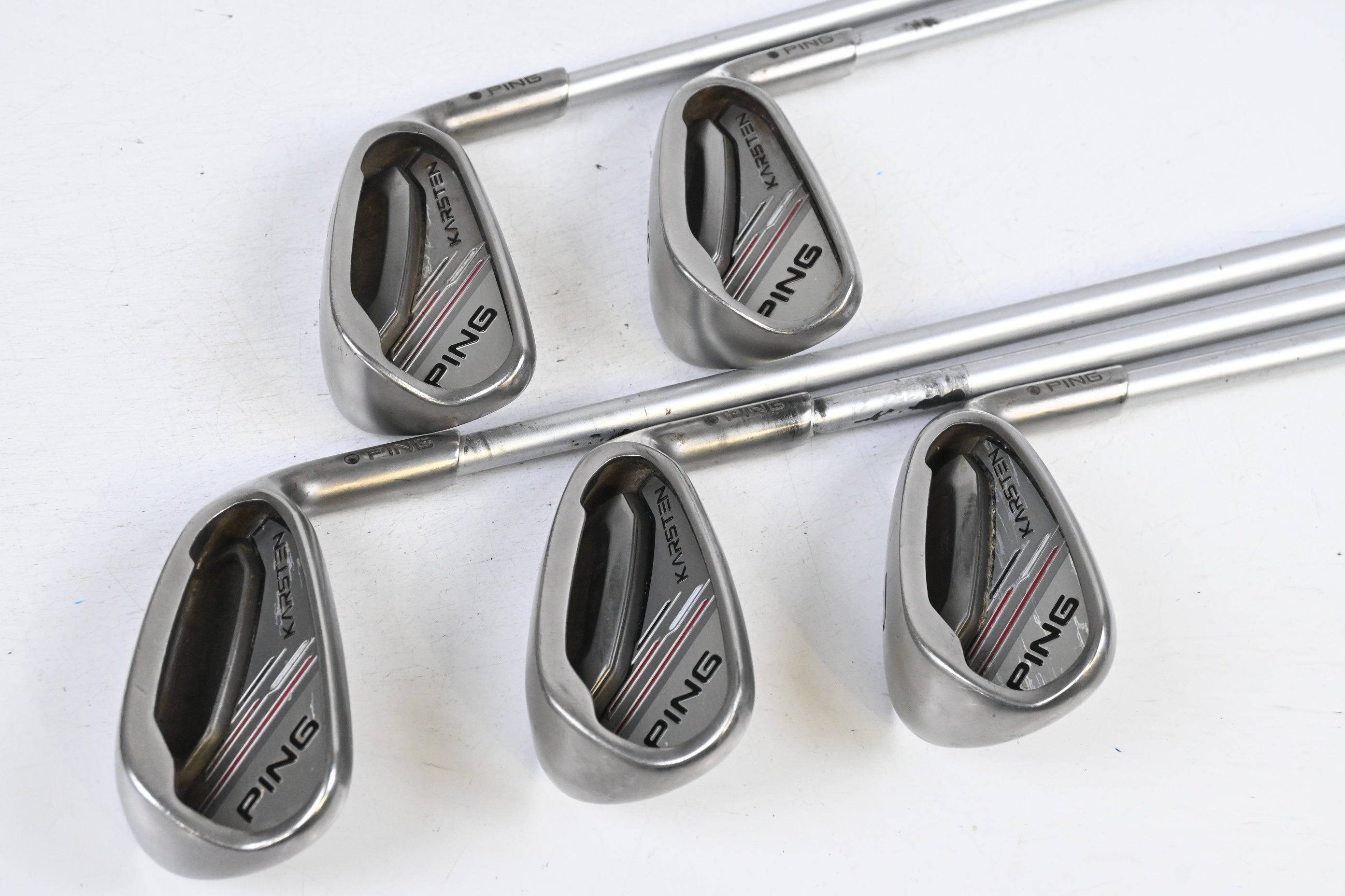 Ping Karsten 2014 Irons / 7-PW+GW / Black Dot / Regular Flex Ping KS 40I Shafts