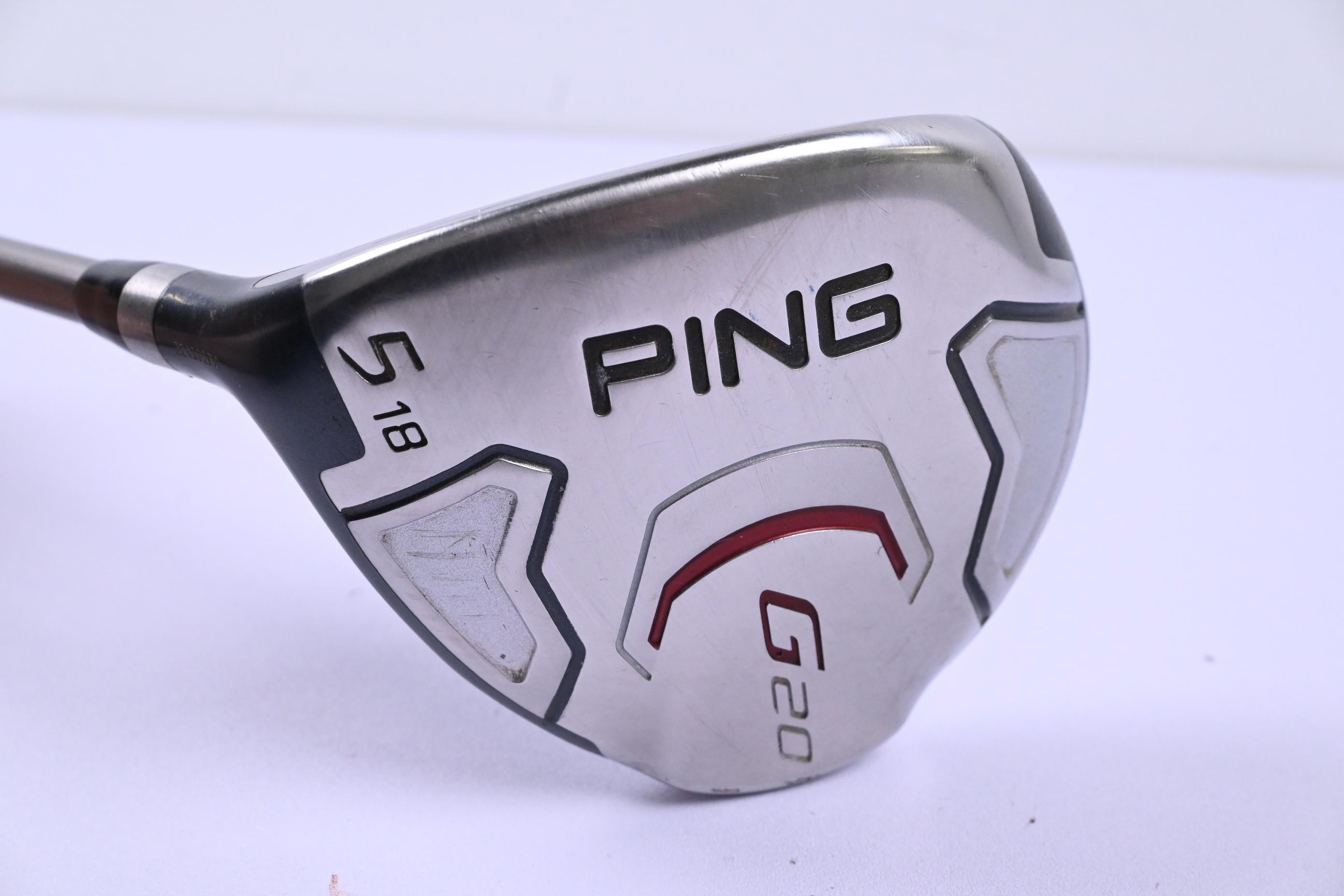 Left Hand Ping G20 #5 Wood / 18 Degree / Regular Flex Ping TFC 169F Shaft