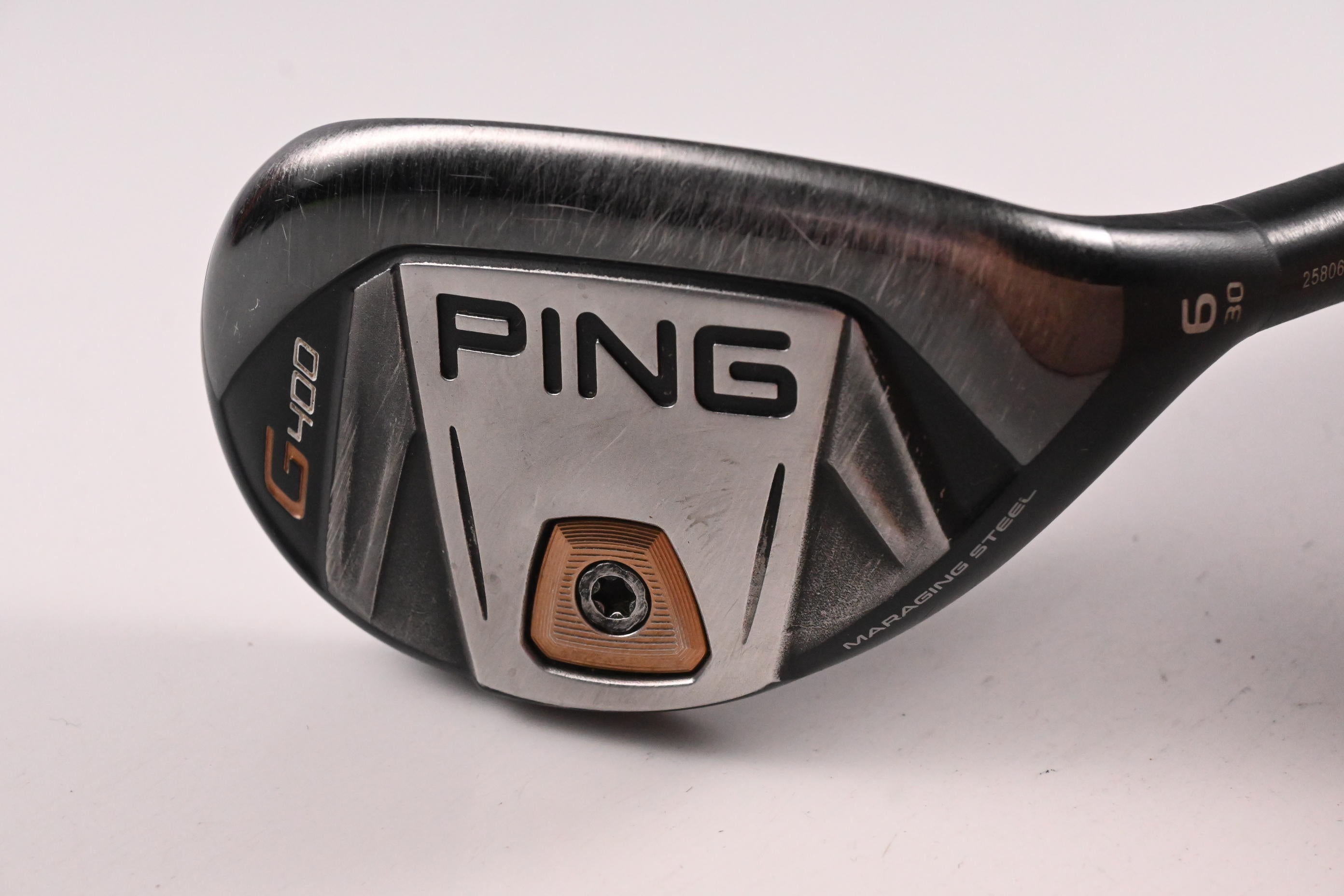 Ping G400 #6 Hybrid / 30 Degree / Regular Flex Ping Alta CB 70 Shaft