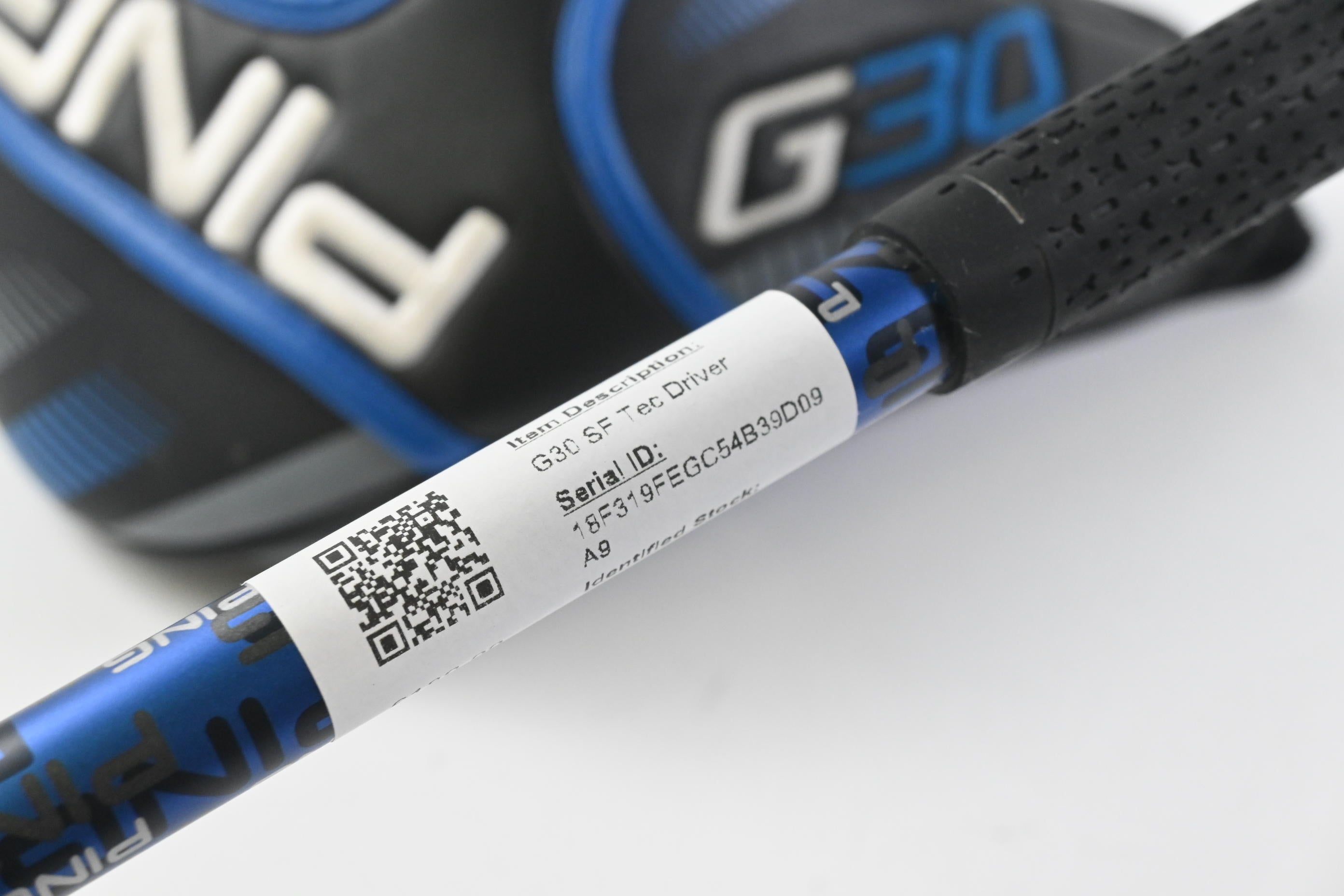 Ping G30 SF Tec Driver / 10 Degree / Regular Flex Ping TFC 419 Shaft