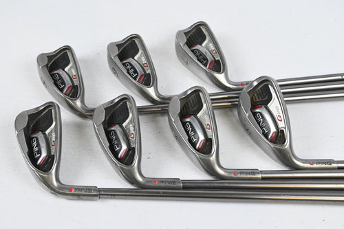 Left Hand Ping G20 Irons / 5-PW+SW / Red Dot / Regular Flex Ping TFC 169I Shafts