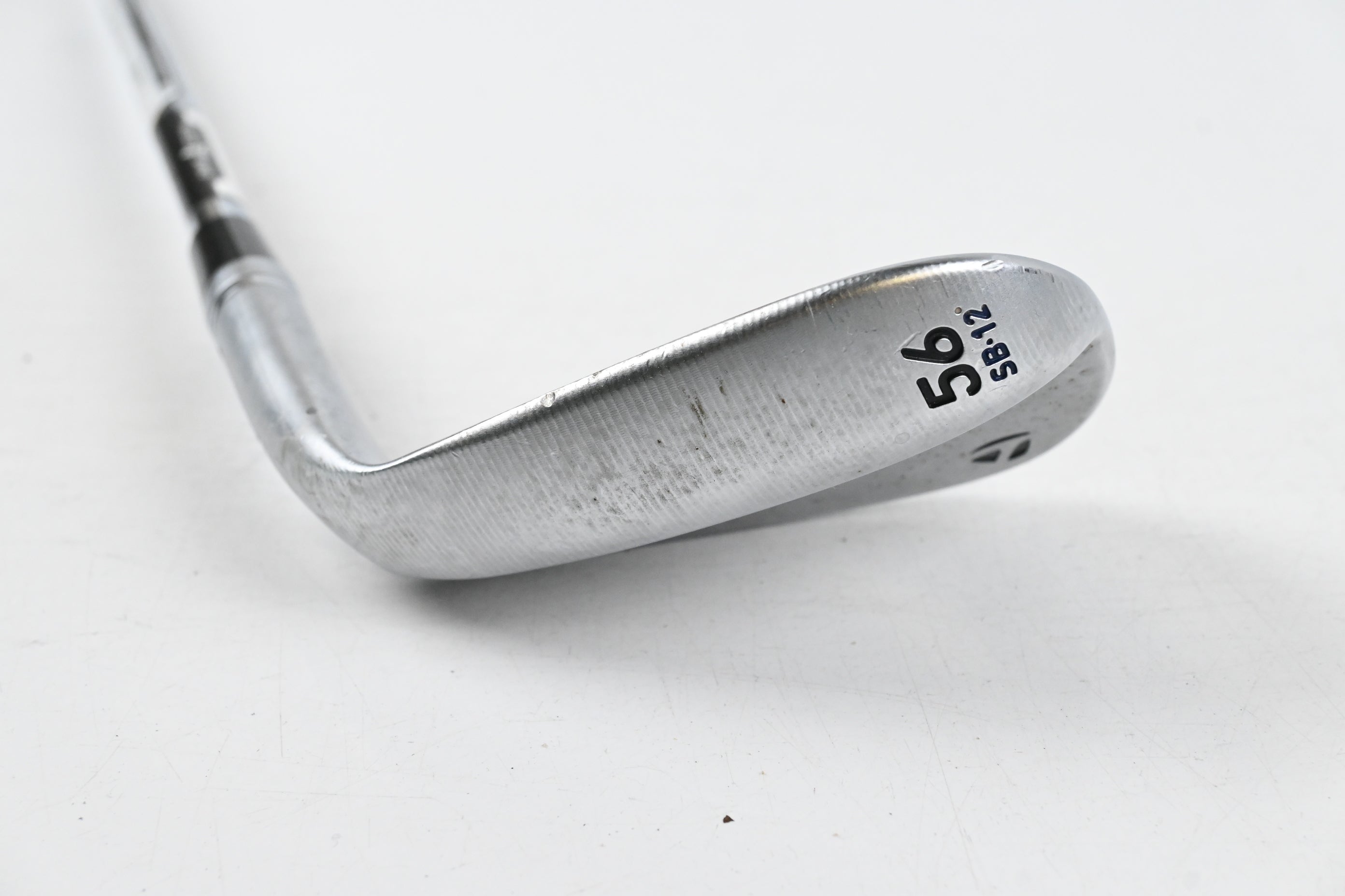 Left Hand Taylormade Milled Grind 3 Chrome Sand Wedge / 56 Degree / Stiff Flex