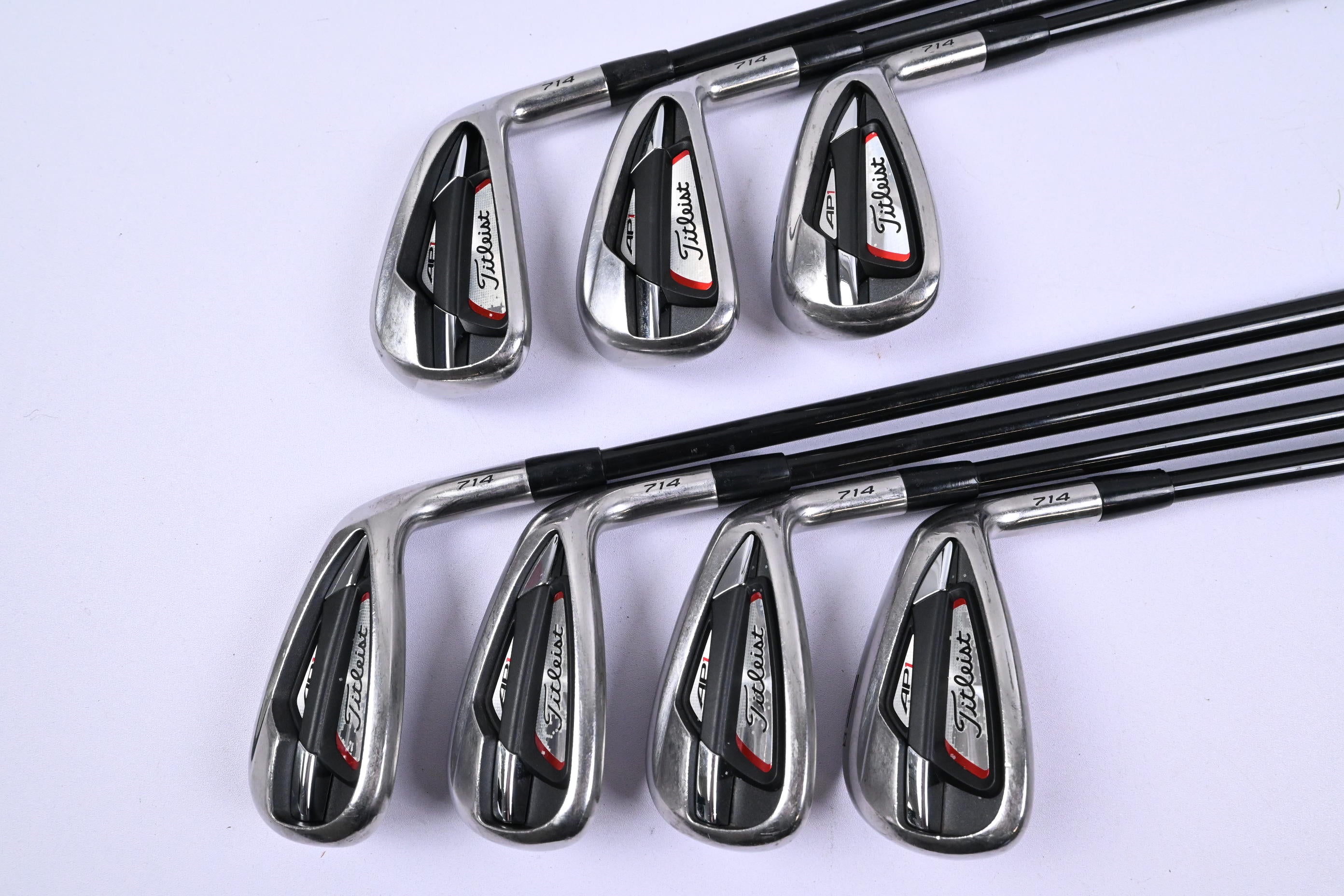Titleist 714 AP1 Irons / 6-PW+48+GW / Regular Flex Kuro Kage 65 Shafts