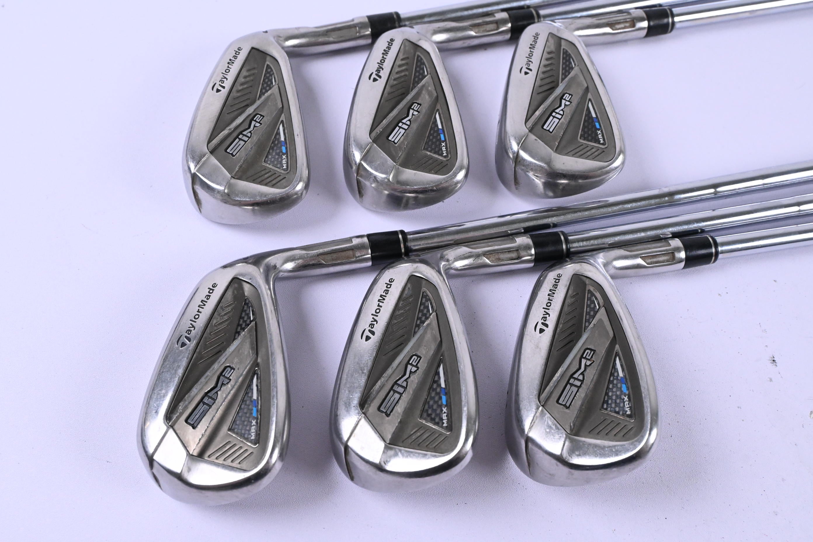 Taylormade SIM2 Max Irons / 5-PW / Stiff Flex KBS Tour 120 Shafts