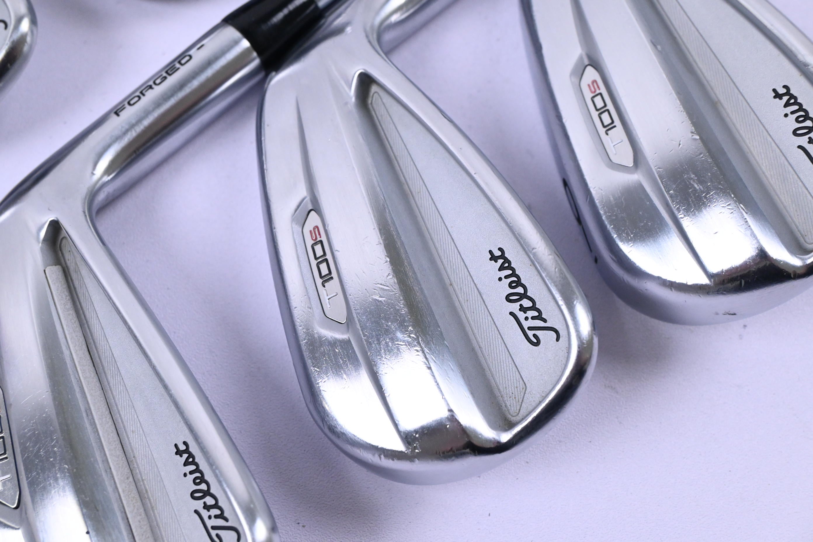 Titleist T100.S 2021 Irons / 4-9i / Stiff Flex True Temper AWT White S300 Shafts
