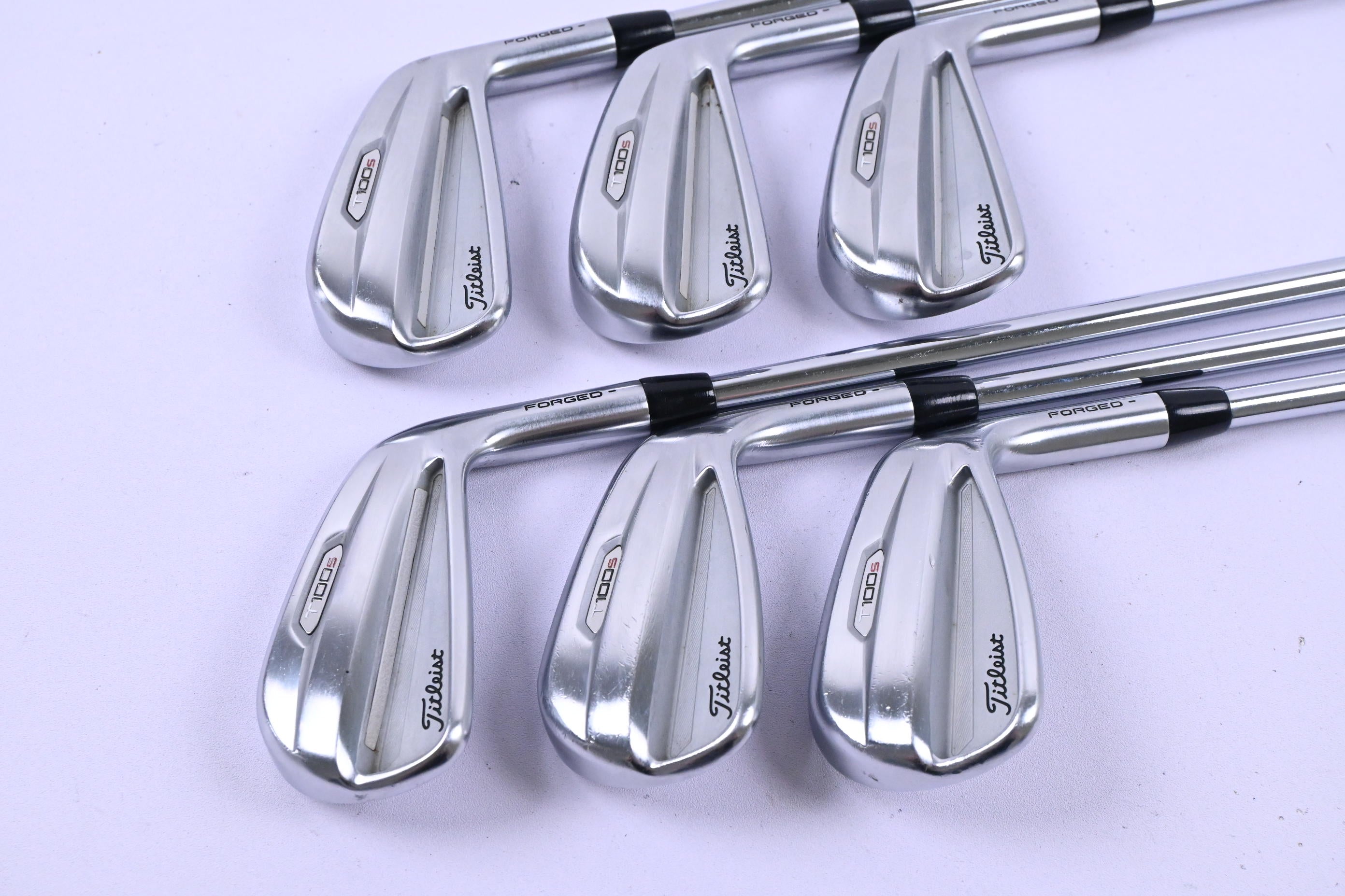 Titleist T100.S 2021 Irons / 4-9i / Stiff Flex True Temper AWT White S300 Shafts