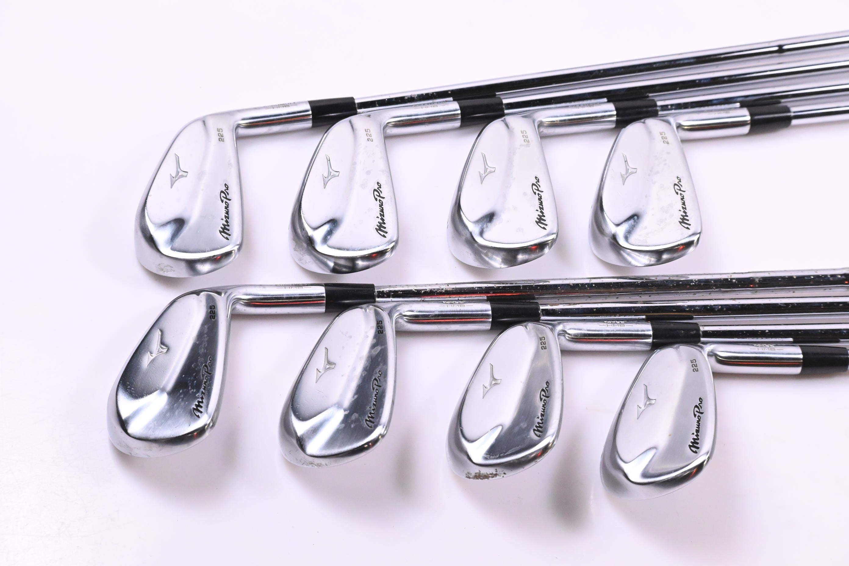 Mizuno Pro 225 Irons / 4-PW+GW / Stiff Flex Dynamic Gold 120 S300 Shafts