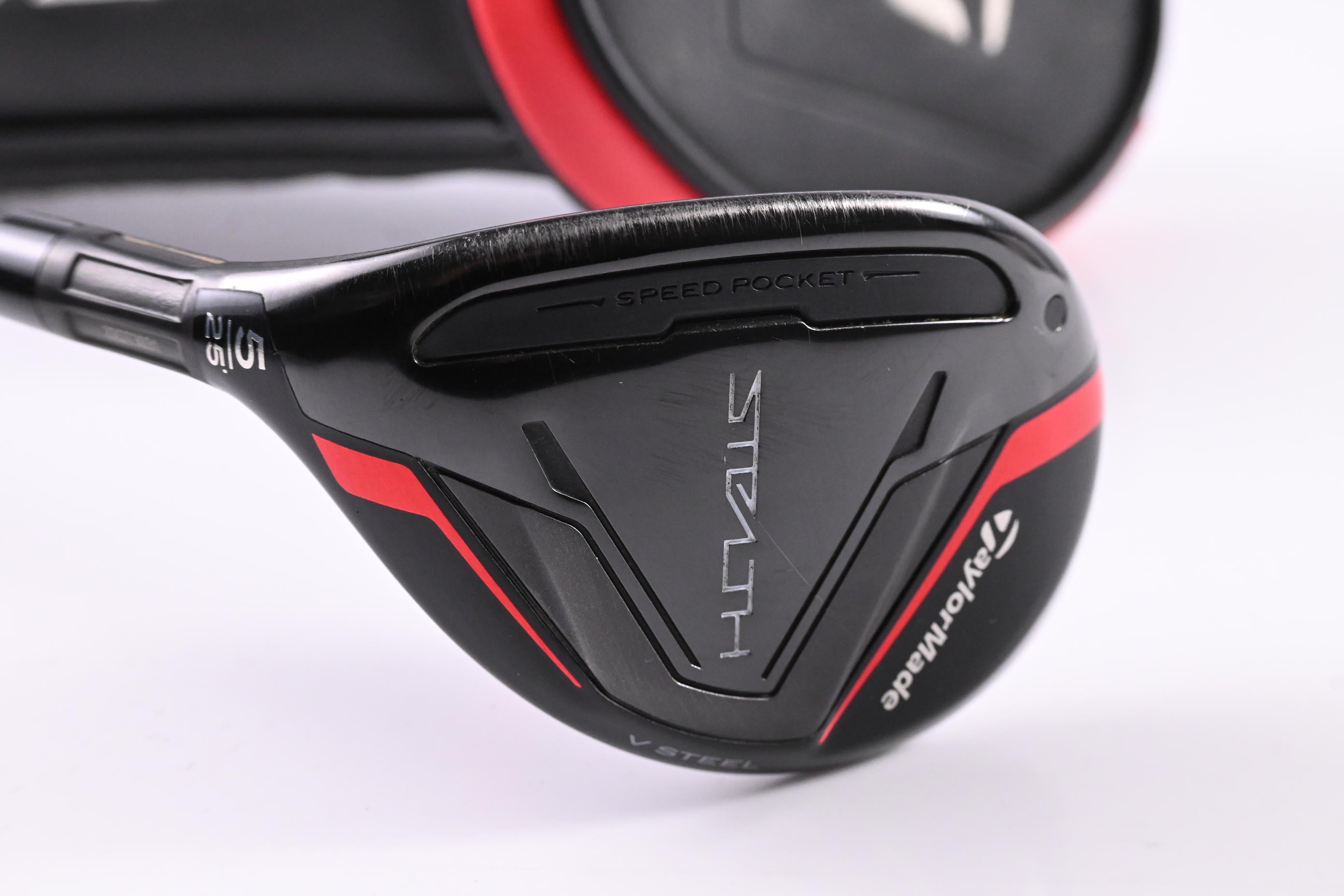 Left Hand Taylormade Stealth #5 Hybrid / 25 Degree / Stiff Flex Fujikura Ventus Red 7