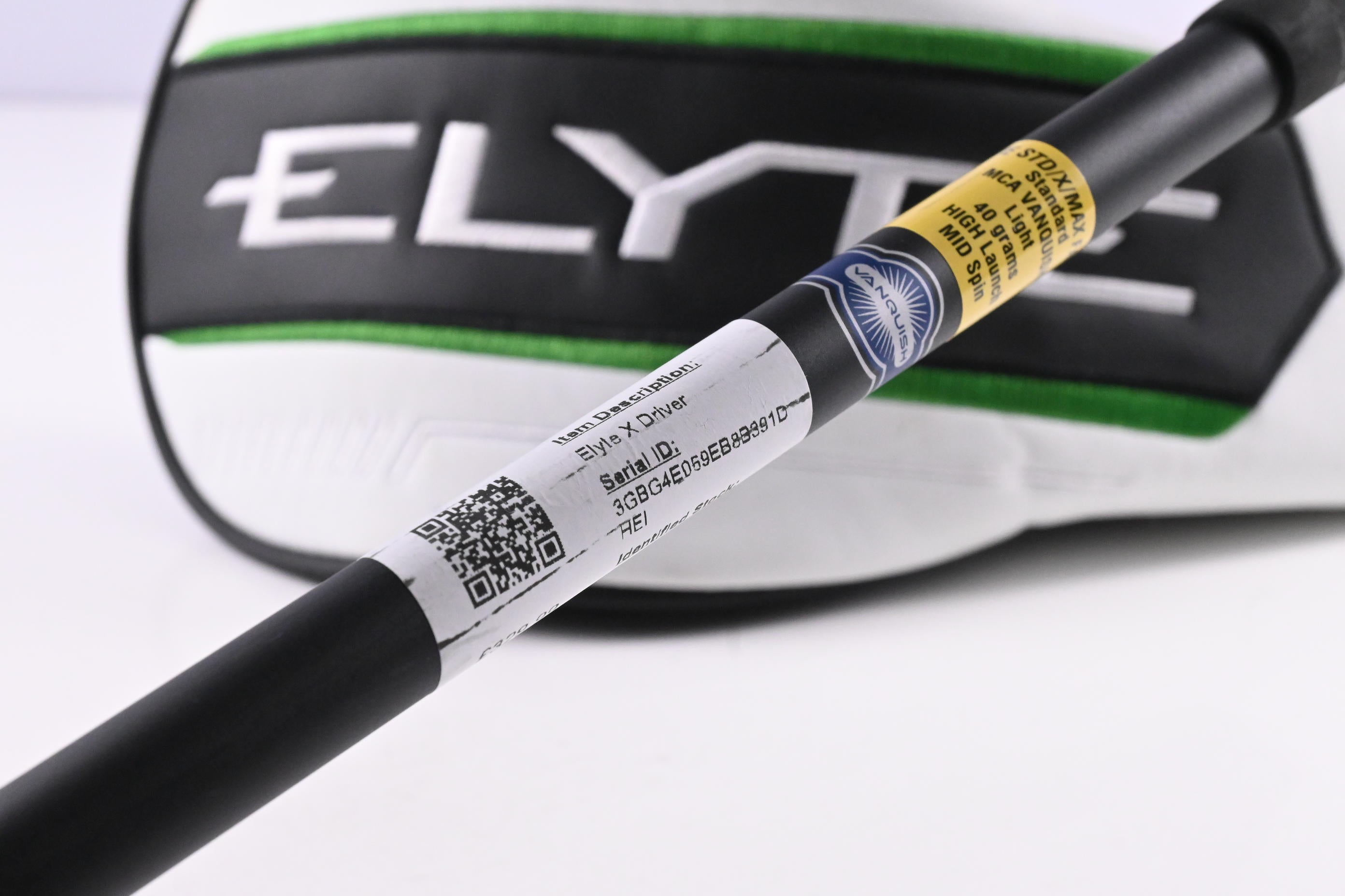 Callaway Elyte X Driver / 12 Degree / Senior Flex Vanquish 4 Shaft