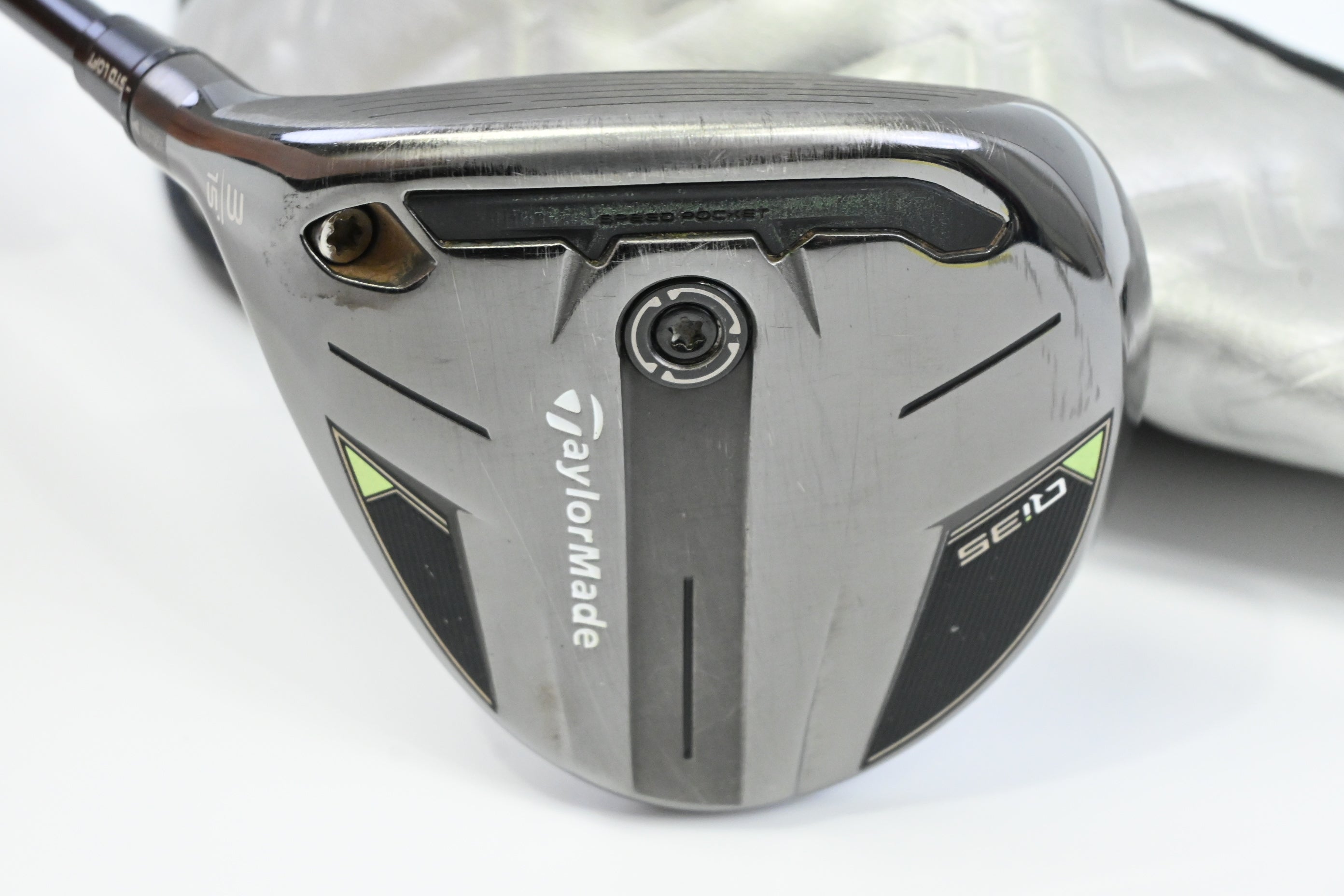 Left Hand Taylormade Qi35 #3 Wood / 15 Degree / X-Flex Tensei AV Raw Blue 75