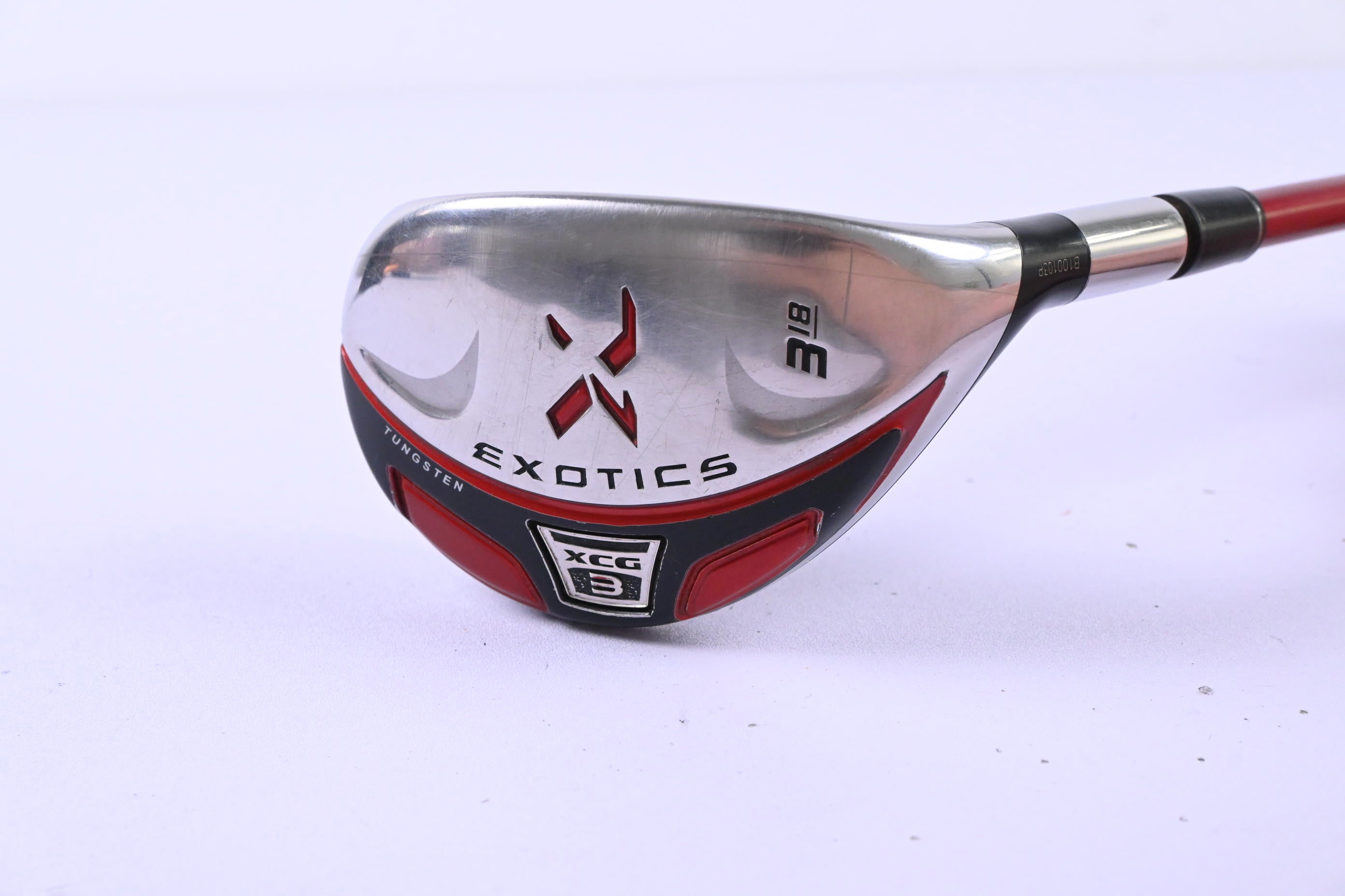 Tour Edge Exotics XCG 3 #3 Hybrid / 18 Degree / Stiff Flex Motore Exotics 80