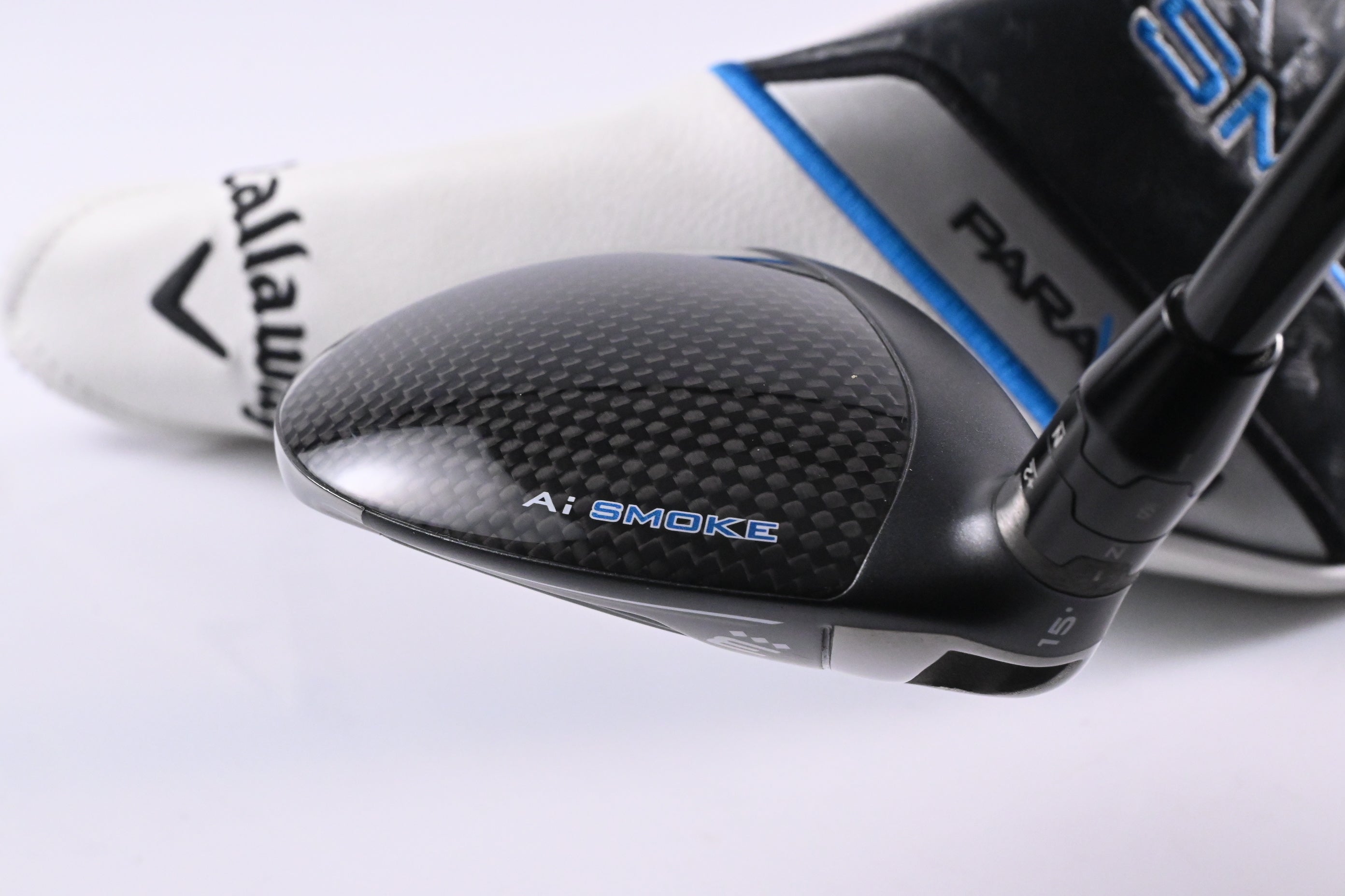 Left Hand Callaway Paradym Ai Smoke TD #3 Wood / 15 Degree / X-Flex Denali Black
