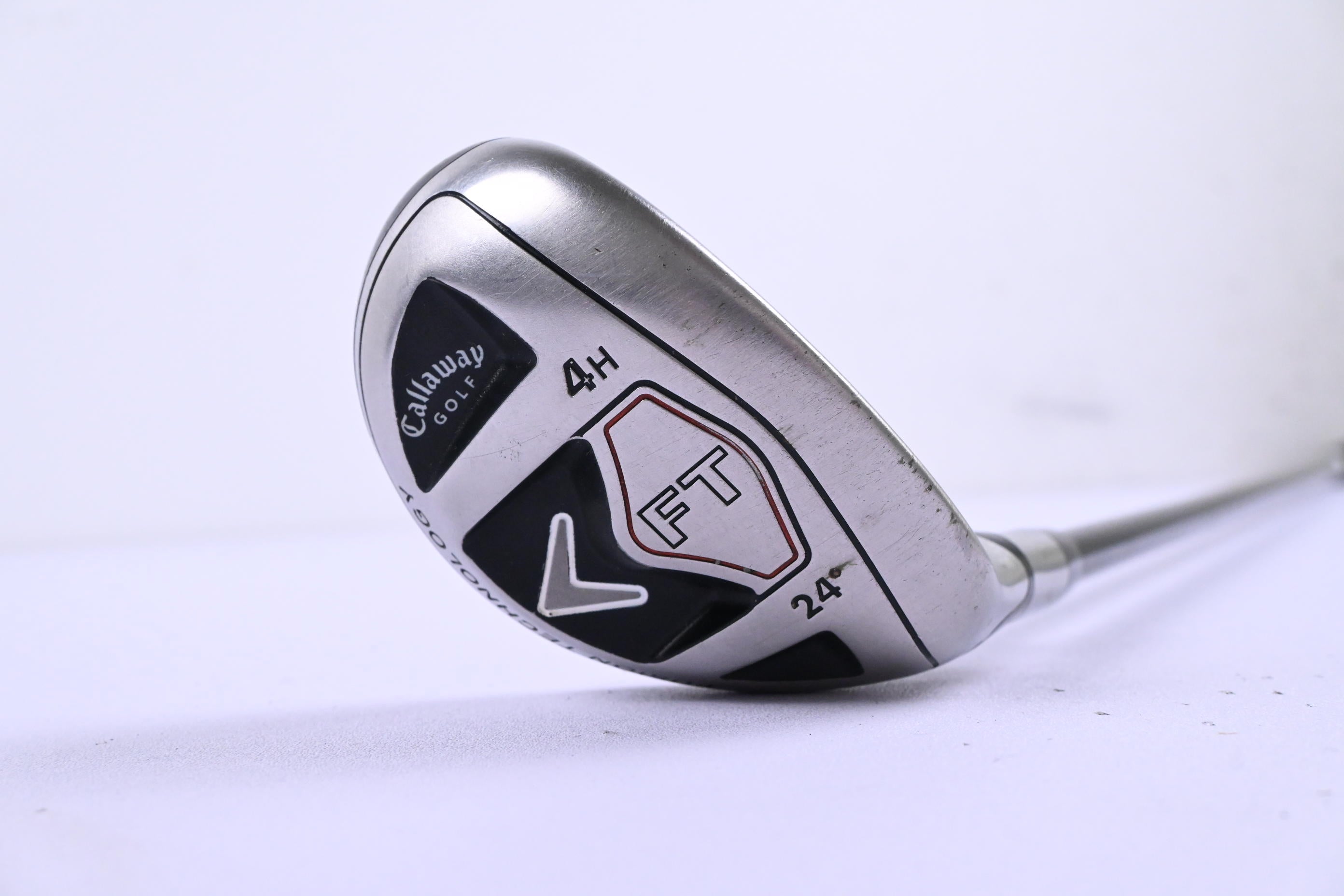 Callaway FT #4 Hybrid / 24 Degree / Regular Flex Fujikura Fit-On M Shaft