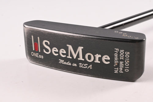 Seemore One SS Black Putter / 35.5 Inch