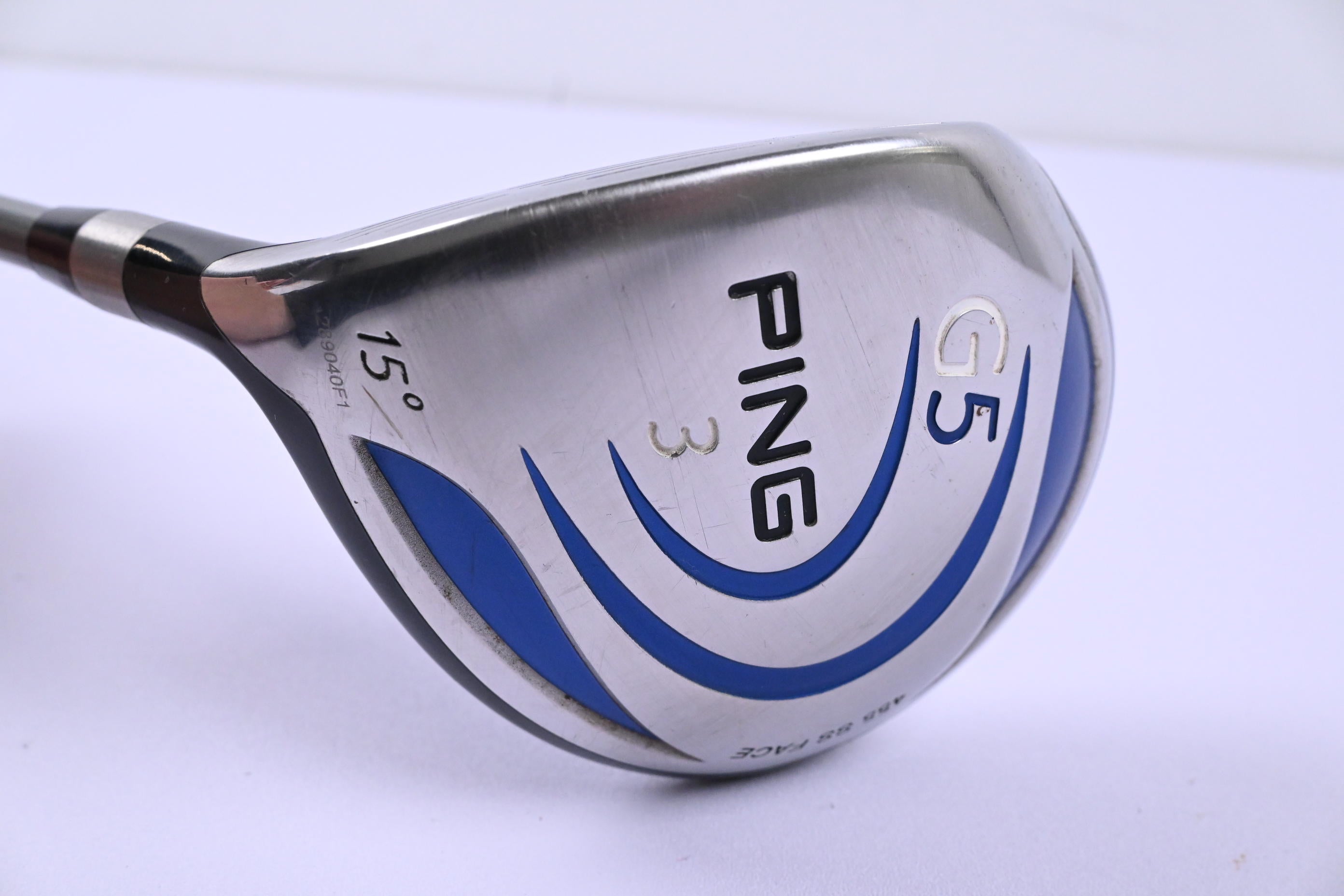 Left Hand Ping G5 #3 Wood / 15 Degree / Regular Flex Ping TFC 100F Shaft