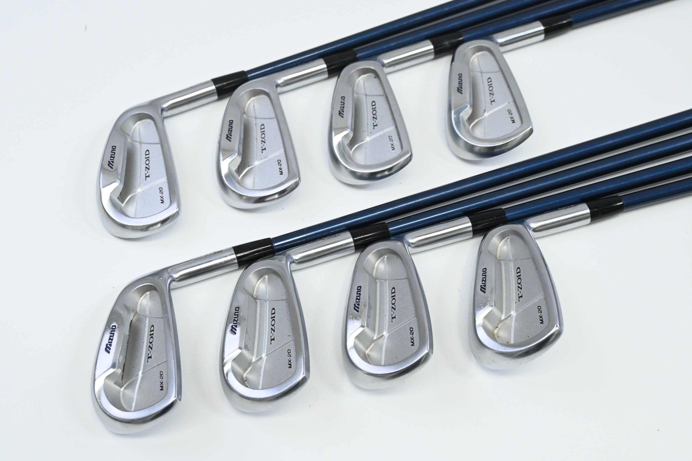 Mizuno MX-20 Irons / 3-PW / Stiff Flex Mizuno Exsar Blue Shafts