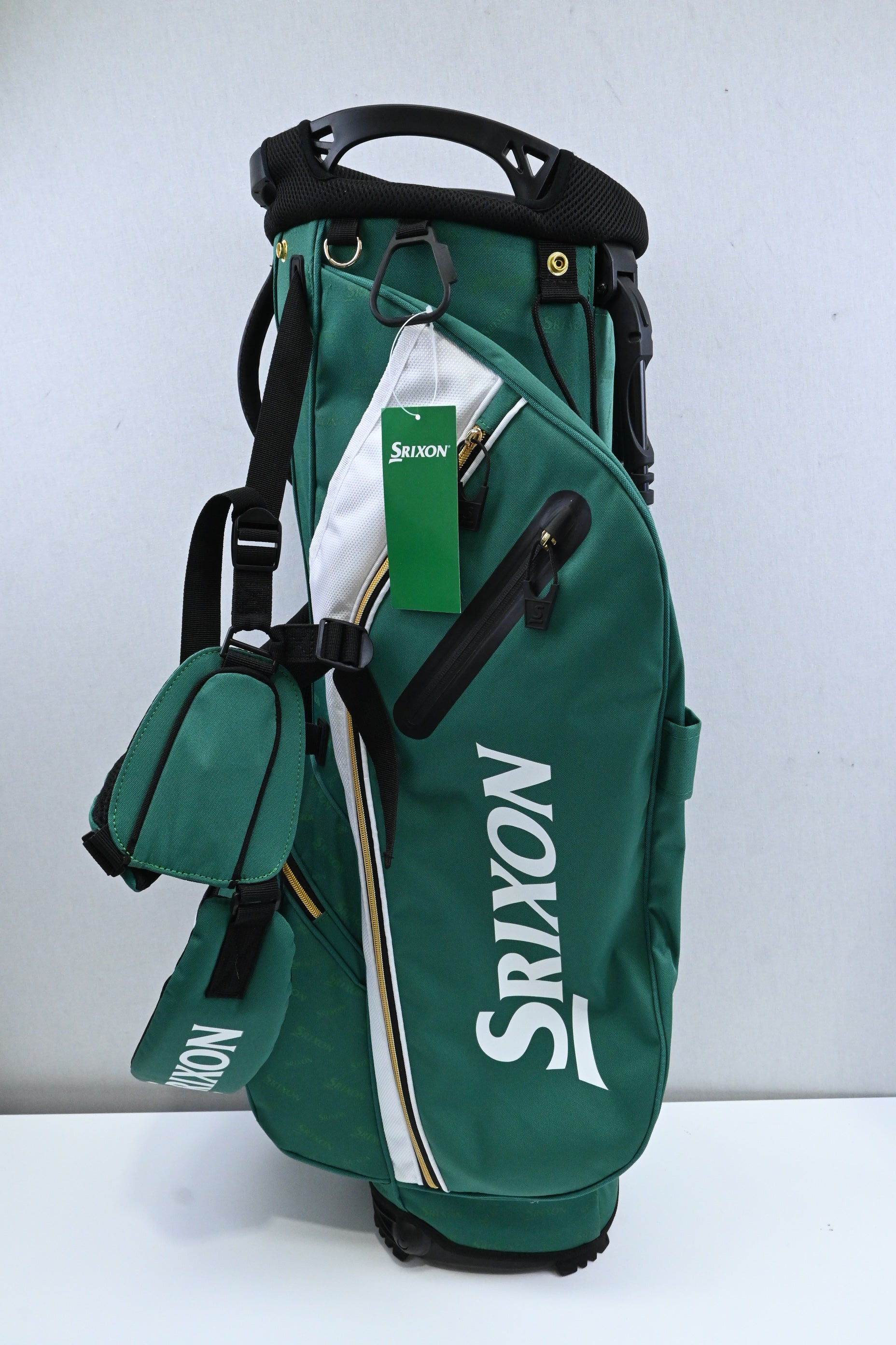 Srixon Stand Bag / 4-Way / Green, White, Gold