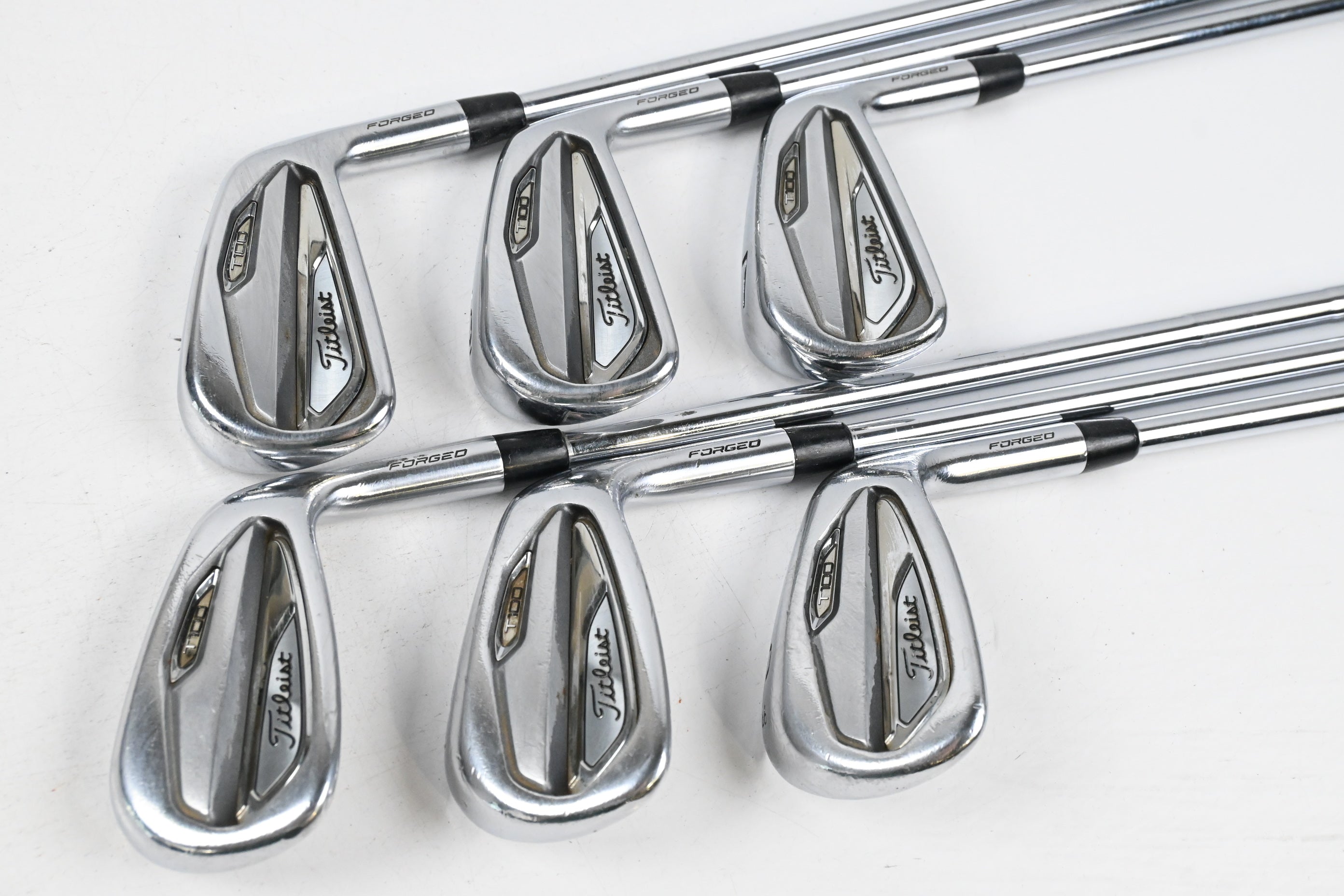 Titleist T100 2019 Irons / 5-PW / Stiff Flex AMT Tour White S300 Shafts