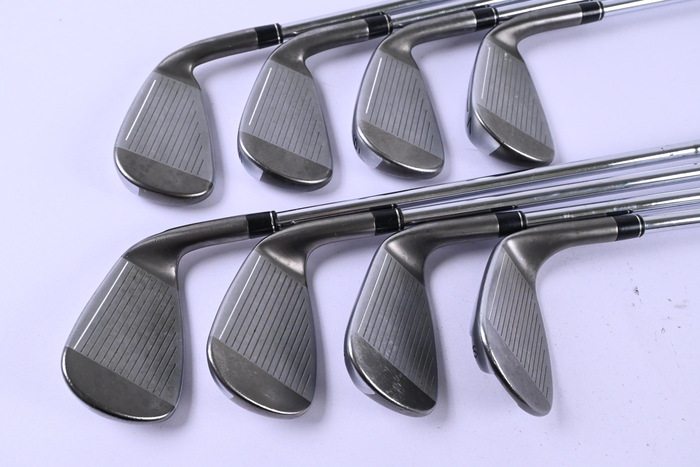 Left Hand Taylormade Speedblade Irons / 4-PW+SW / Regular Flex SpeedBlade Shafts
