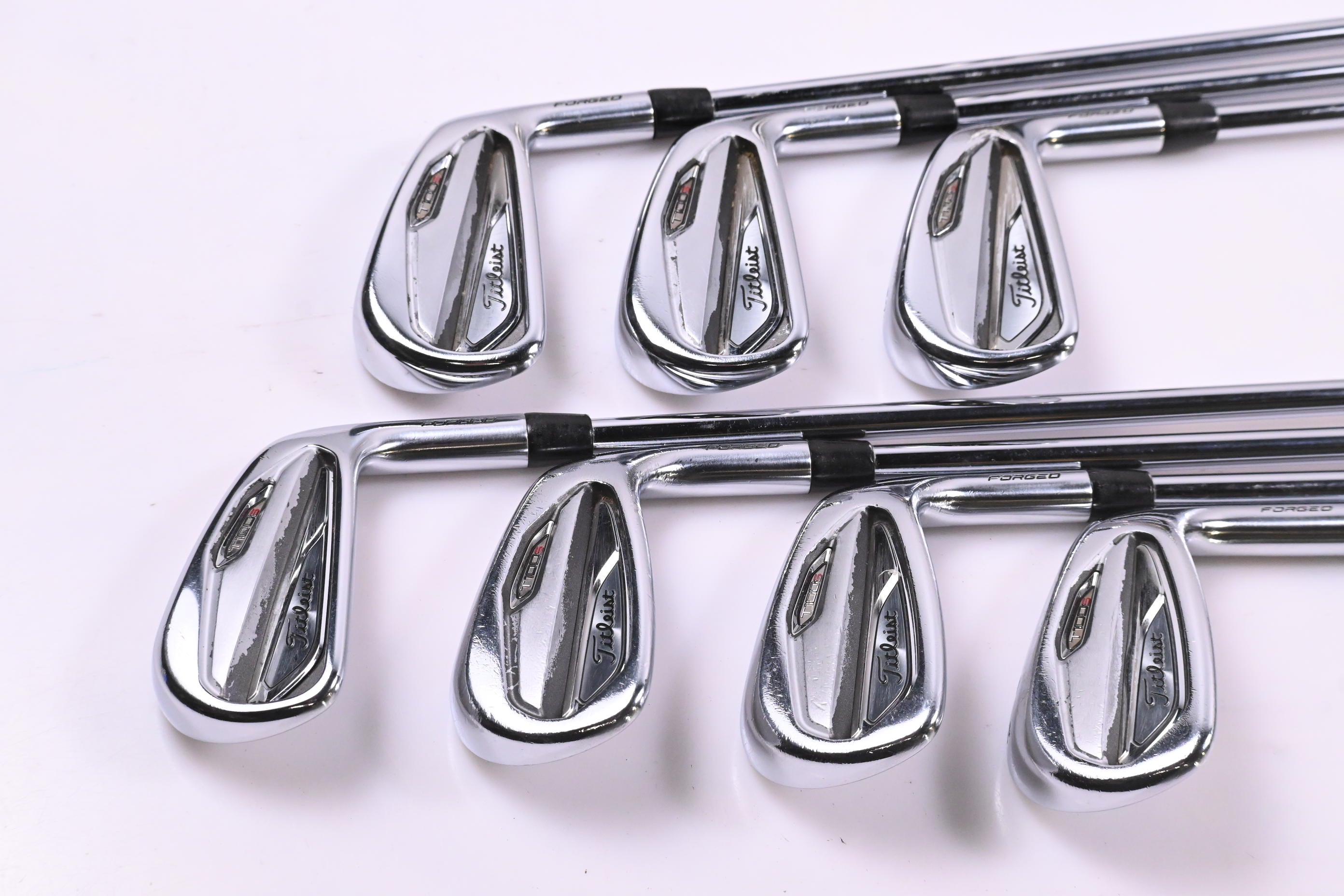 Titleist T100 2019 Irons / 4-PW / Stiff Flex AMT Red S300 Shafts