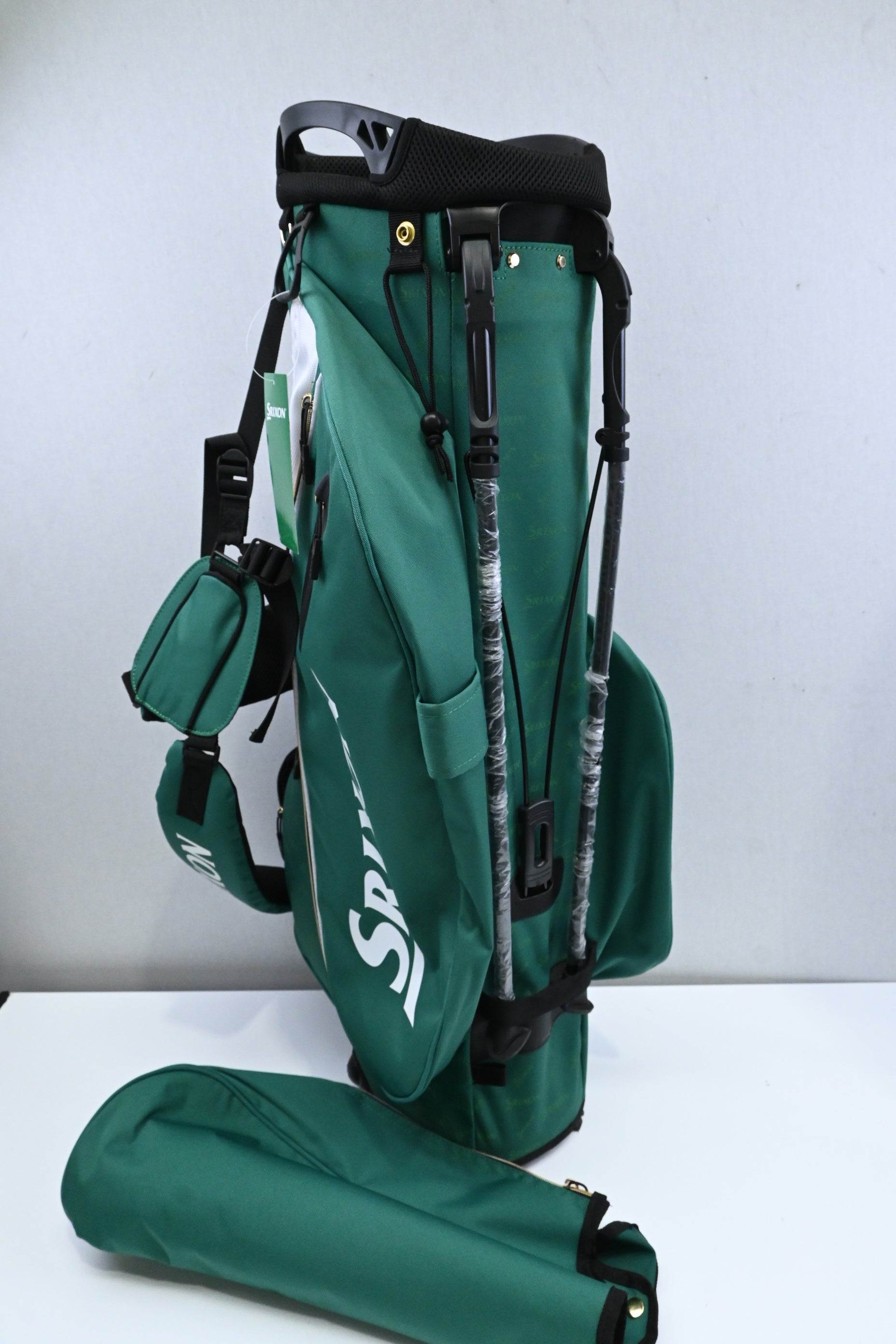 Srixon Stand Bag / 4-Way / Green, White, Gold
