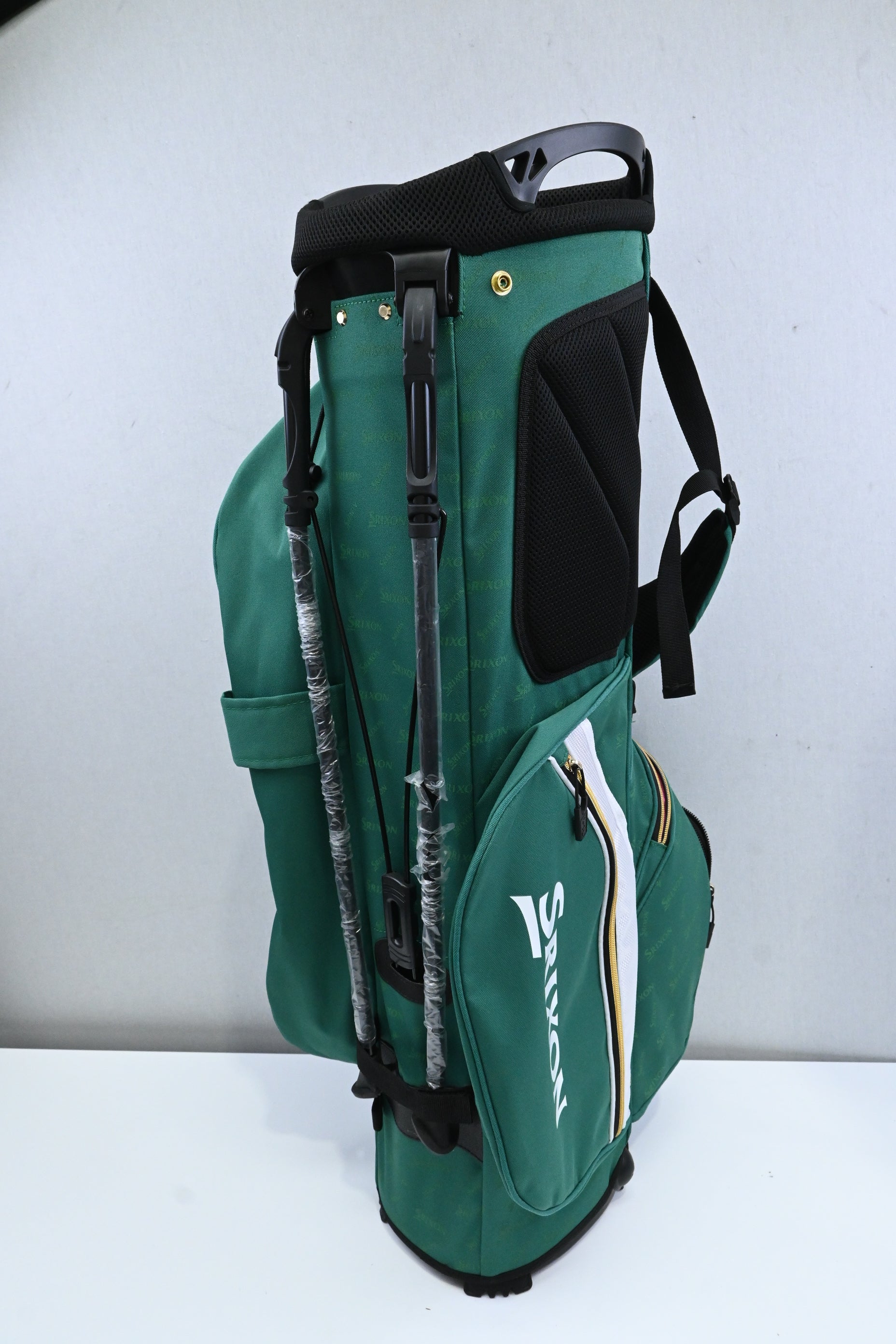 Srixon Stand Bag / 4-Way / Green, White, Gold