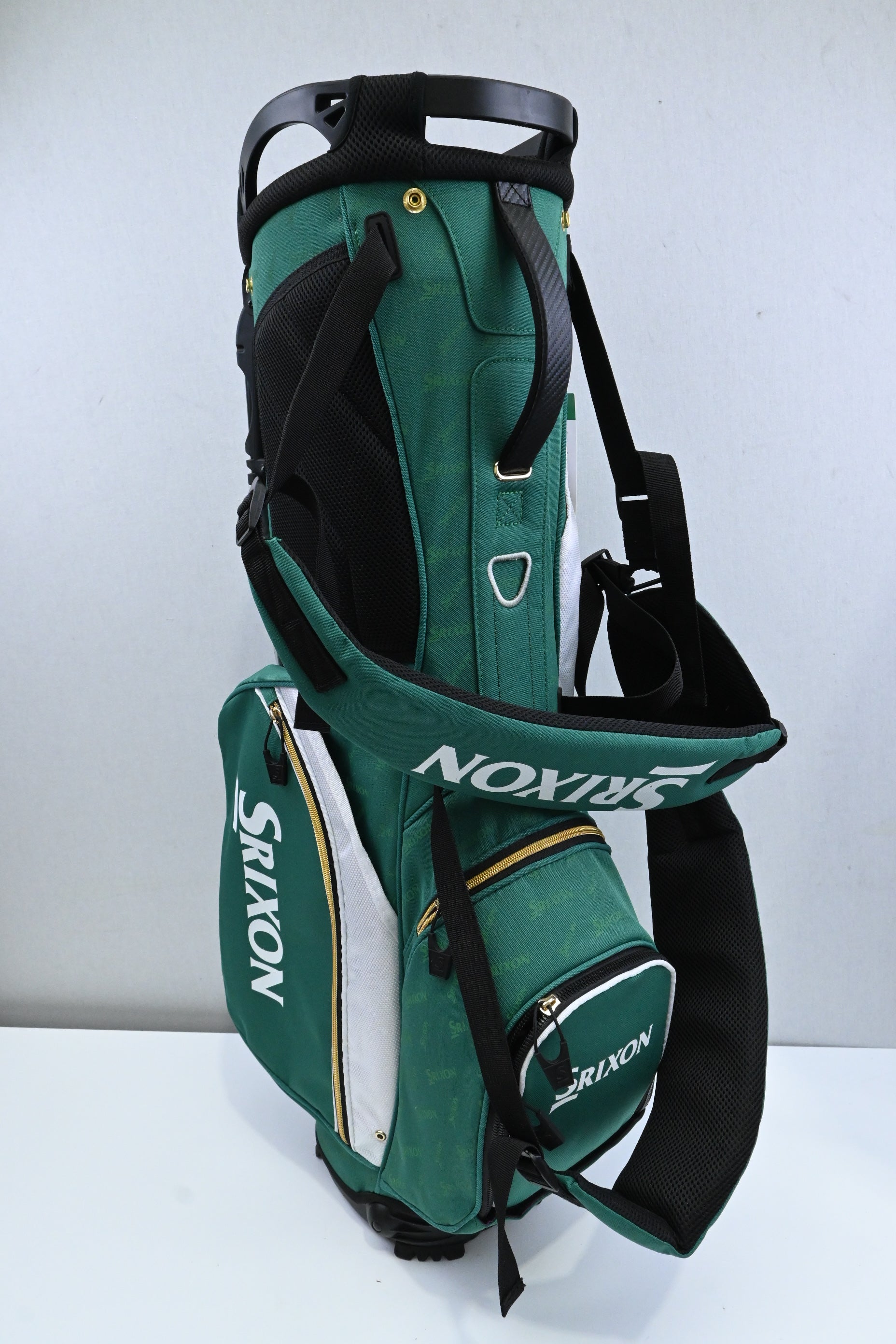 Srixon Stand Bag / 4-Way / Green, White, Gold