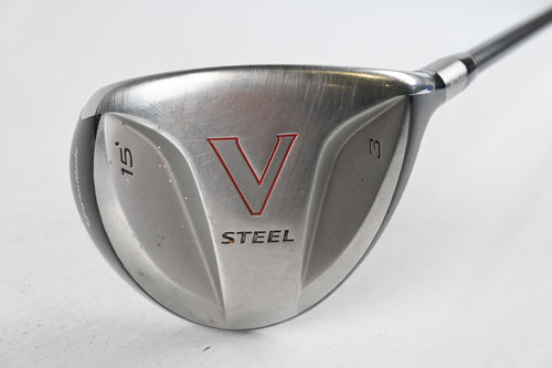 Taylormade V-Steel #3 Wood / 15 Degree / Stiff Flex M.A.S.2 Shaft