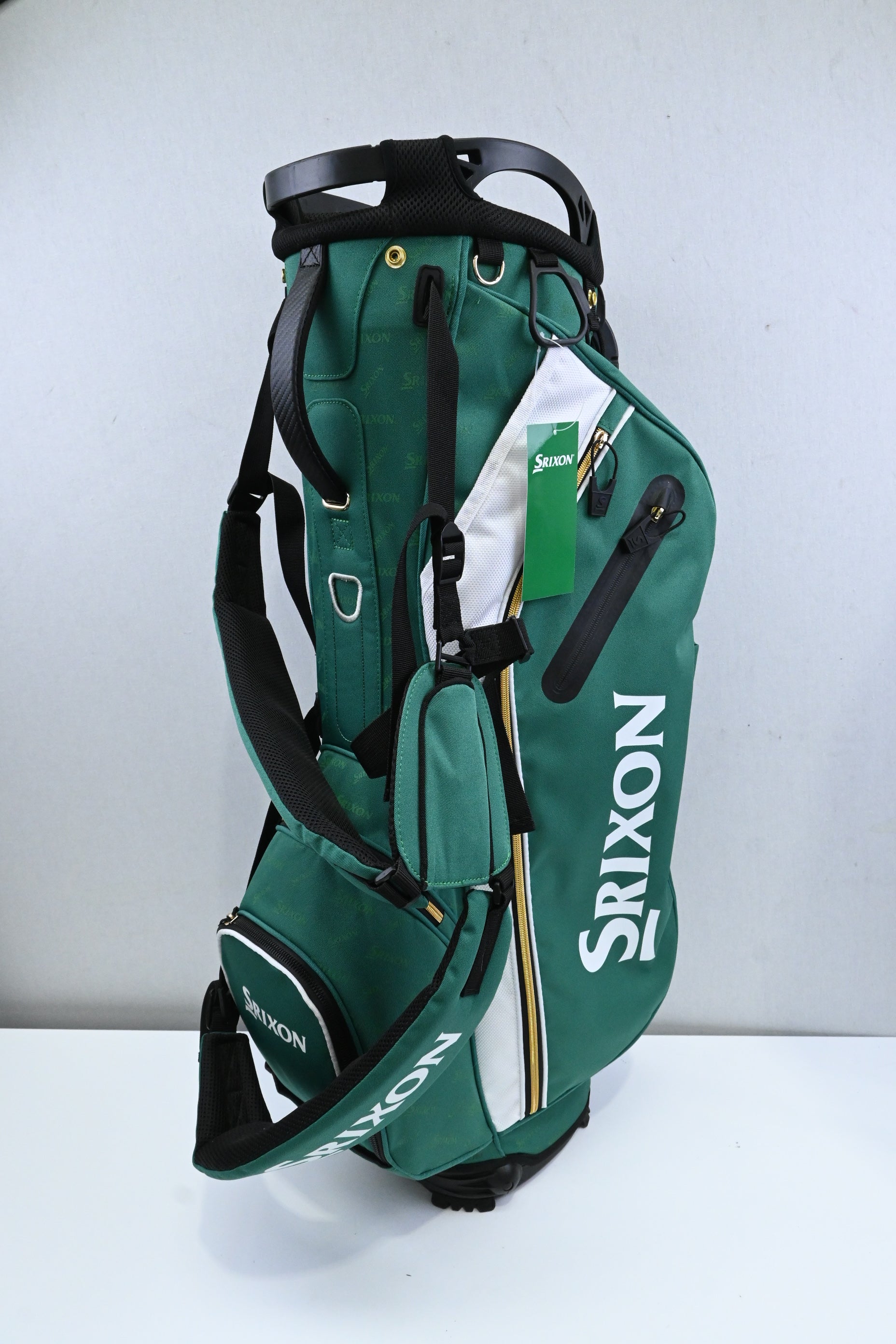 Srixon Stand Bag / 4-Way / Green, White, Gold