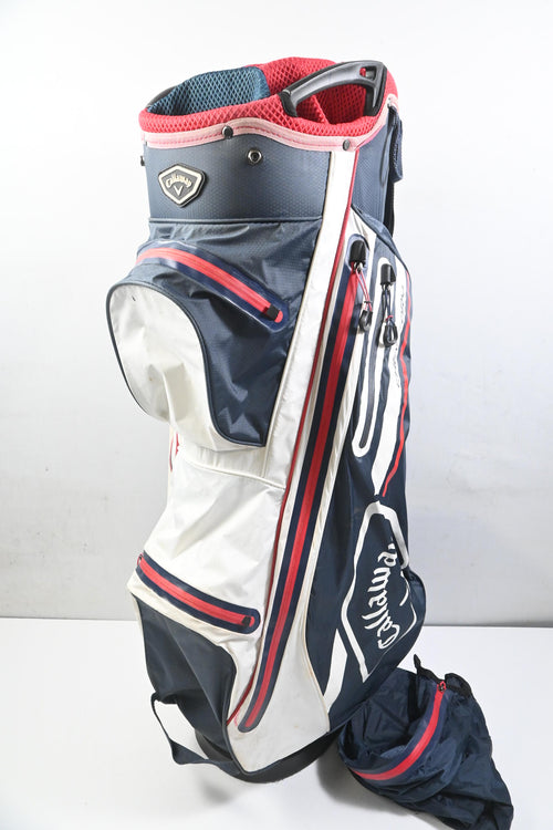 Callaway Chev 14 Dry Cart Bag / 14-Way Divider / Blue, White & Red