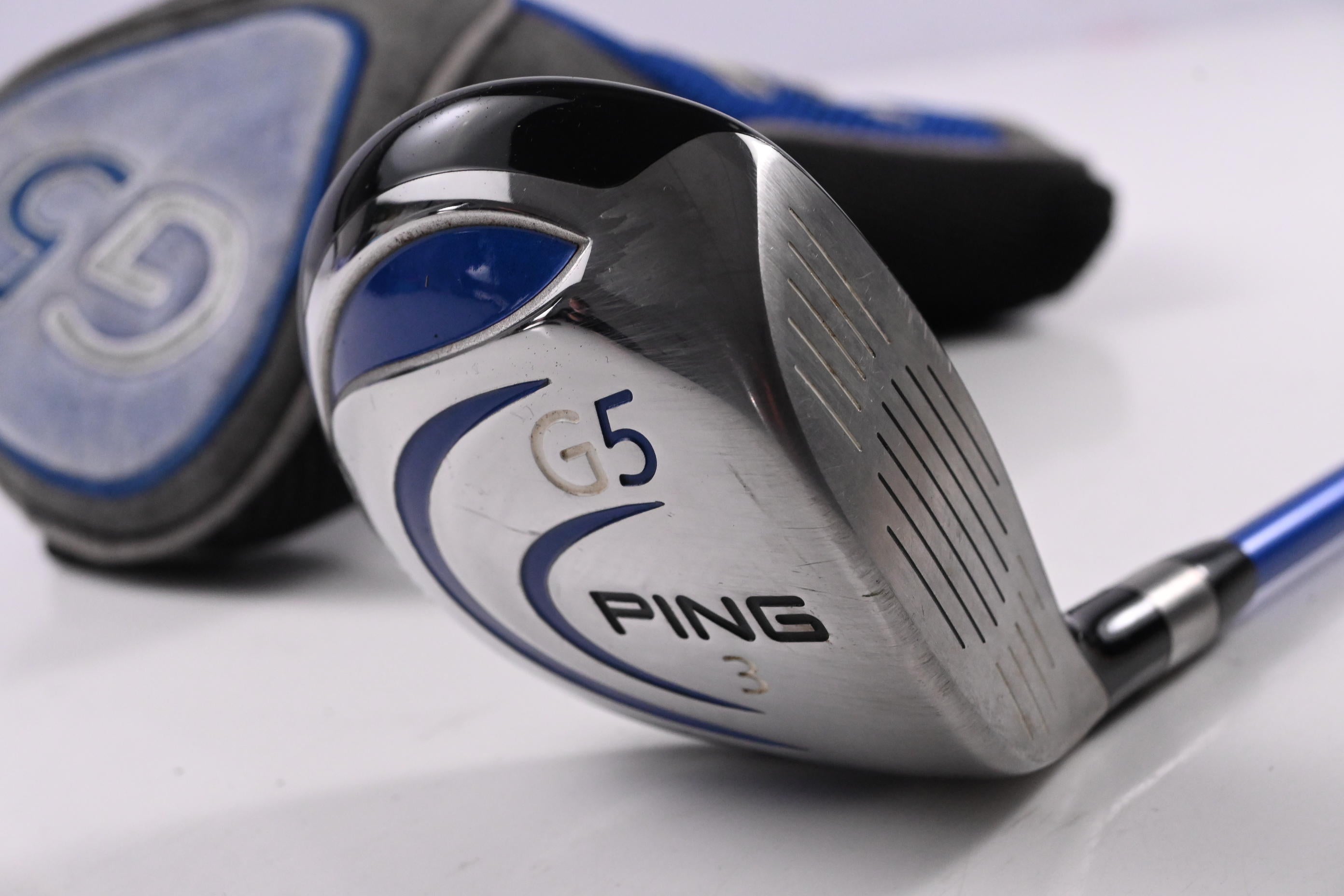 Ping G5 #3 Wood / 15 Degree / Regular Flex GraFalloy ProLaunch Blue 75 Shaft
