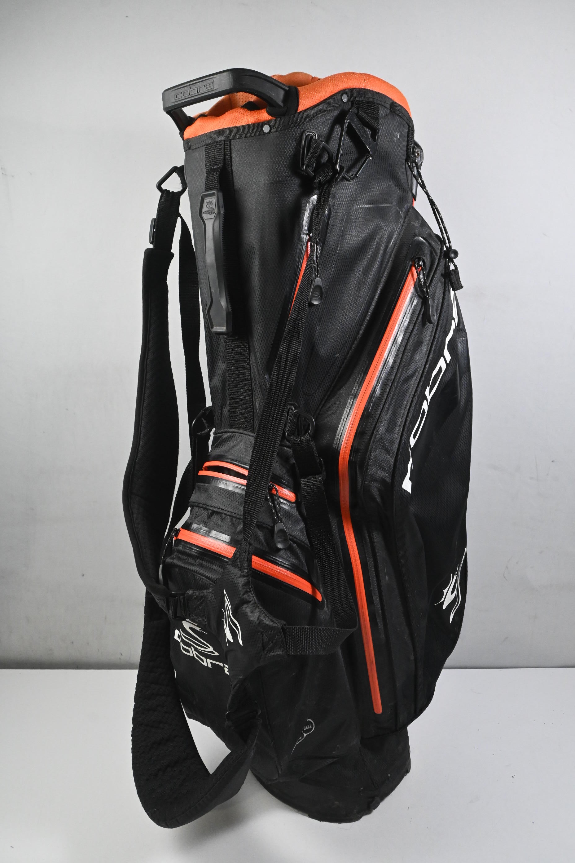 Cobra Storm Cell Stand Bag / 8-Way Divider / Black & Orange