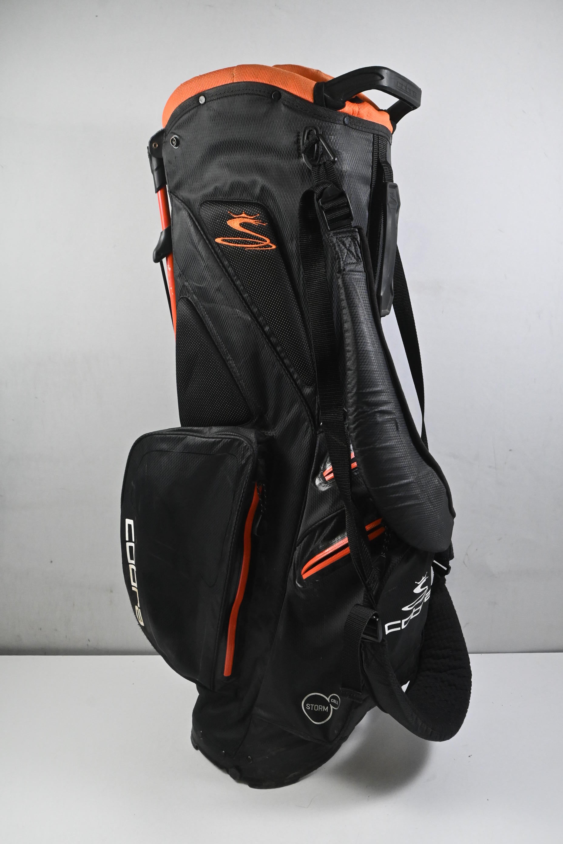 Cobra Storm Cell Stand Bag / 8-Way Divider / Black & Orange