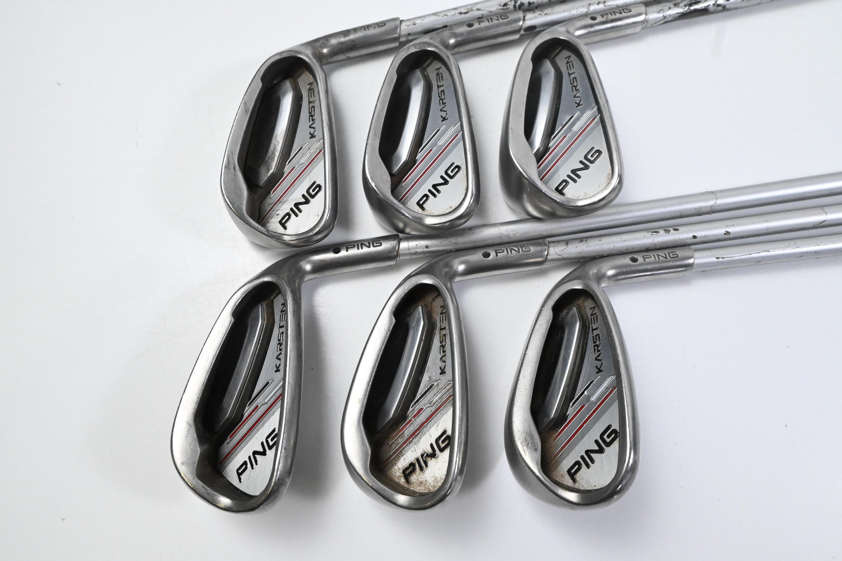 Ping Karsten 2014 Irons / 6-PW+SW / Black Dot / Regular Flex Ping KS 401 Shafts