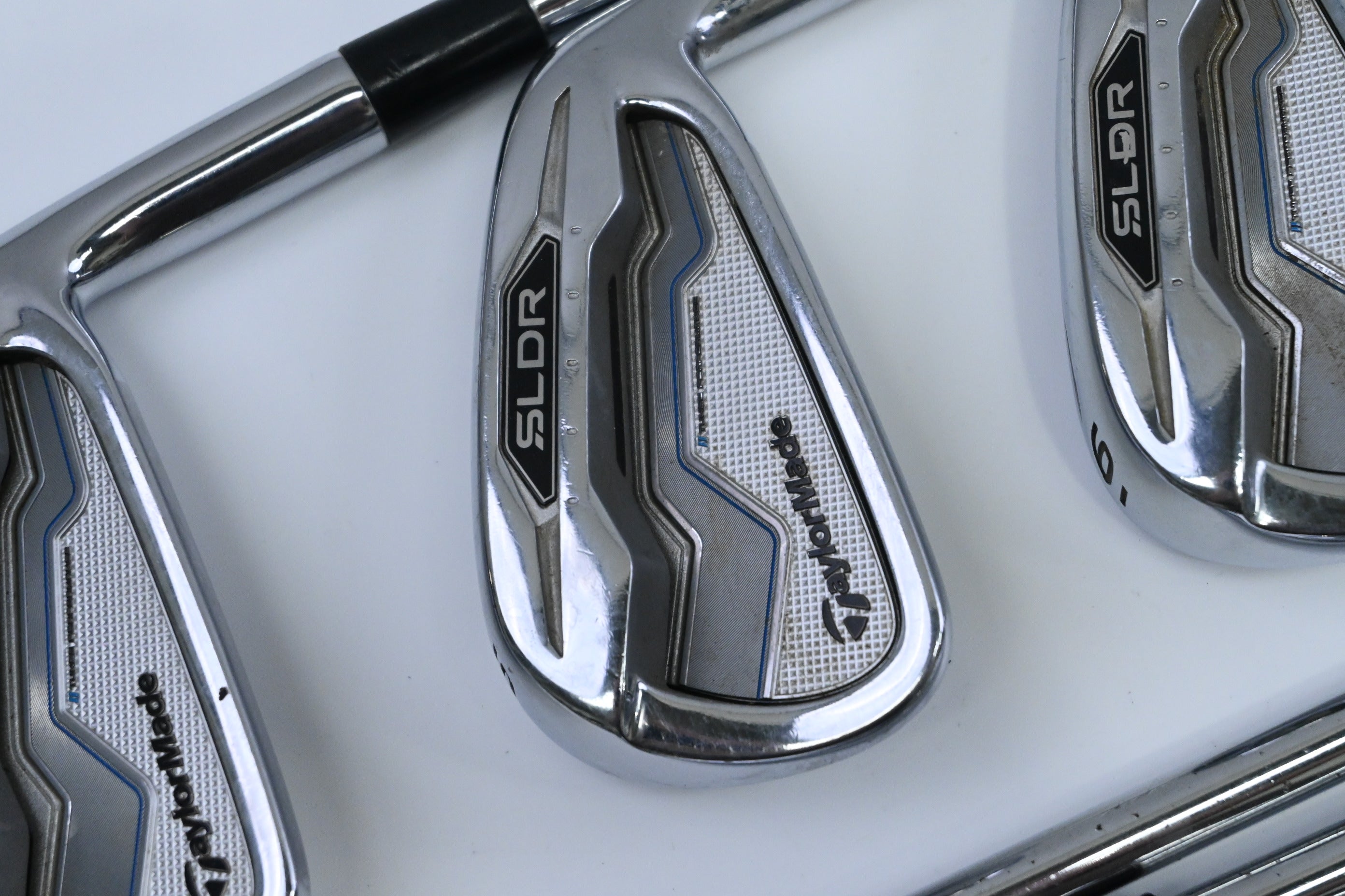 Taylormade SLDR Irons / 4-9+SW / Regular Flex KBS Tour C-Taper 90 Shafts