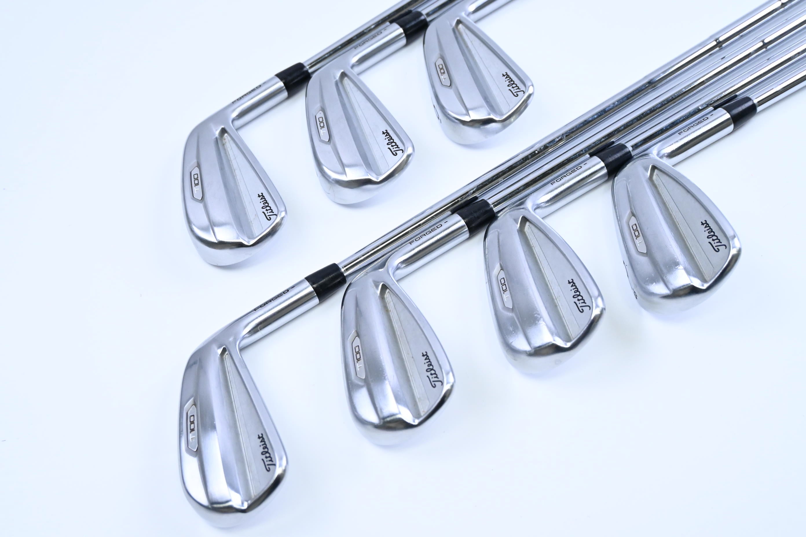 Titleist T100 2021 Irons / 4-PW / Stiff Flex AMT Tour White S300 Shafts
