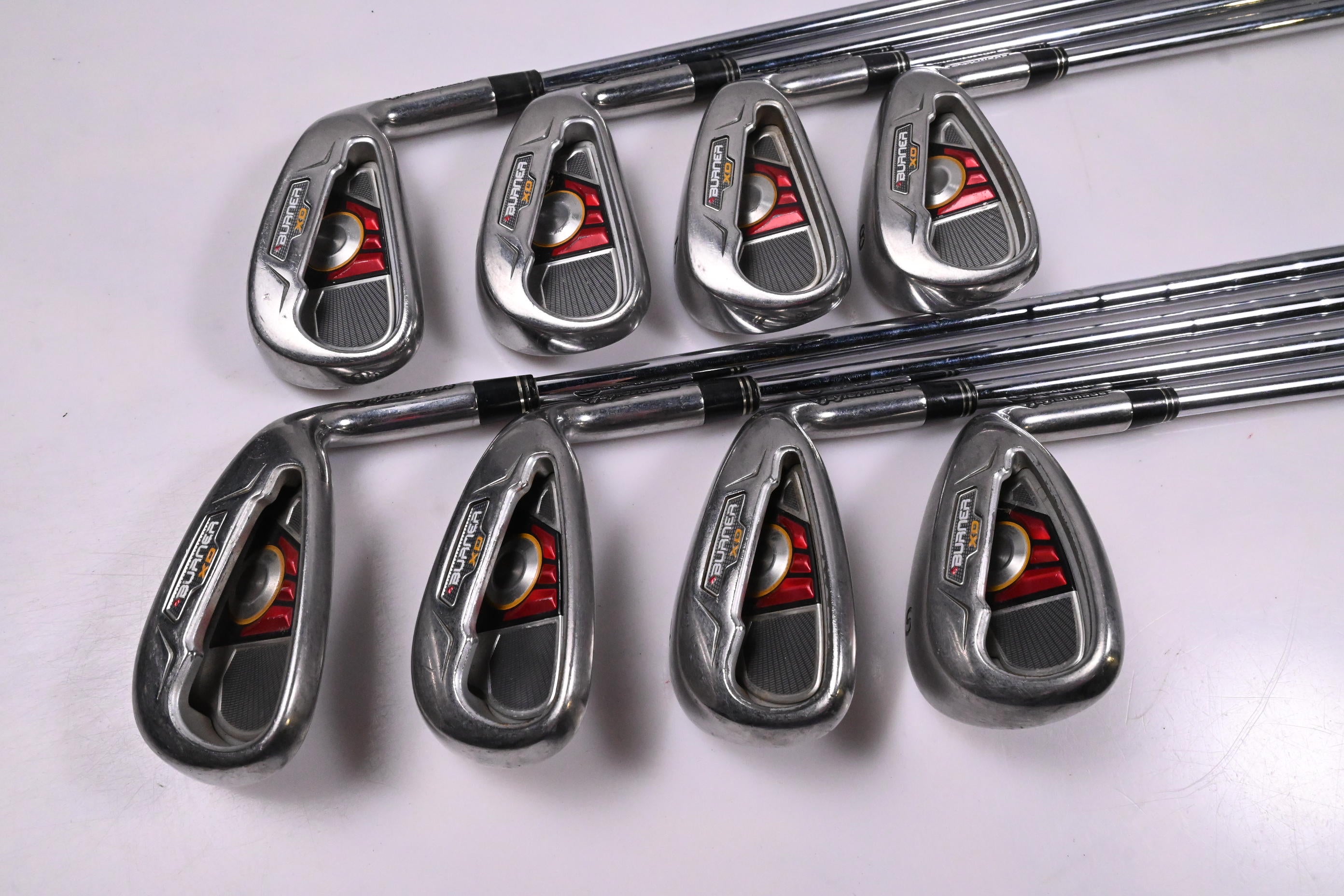 Taylormade Burner XD Irons / 5-PW+GW+SW / Stiff Flex N.S.Pro 950GH Shafts