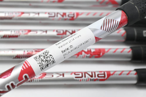 Ping Karsten 2014 Irons / 6-PW+SW / Black Dot / Regular Flex Ping KS 401 Shafts